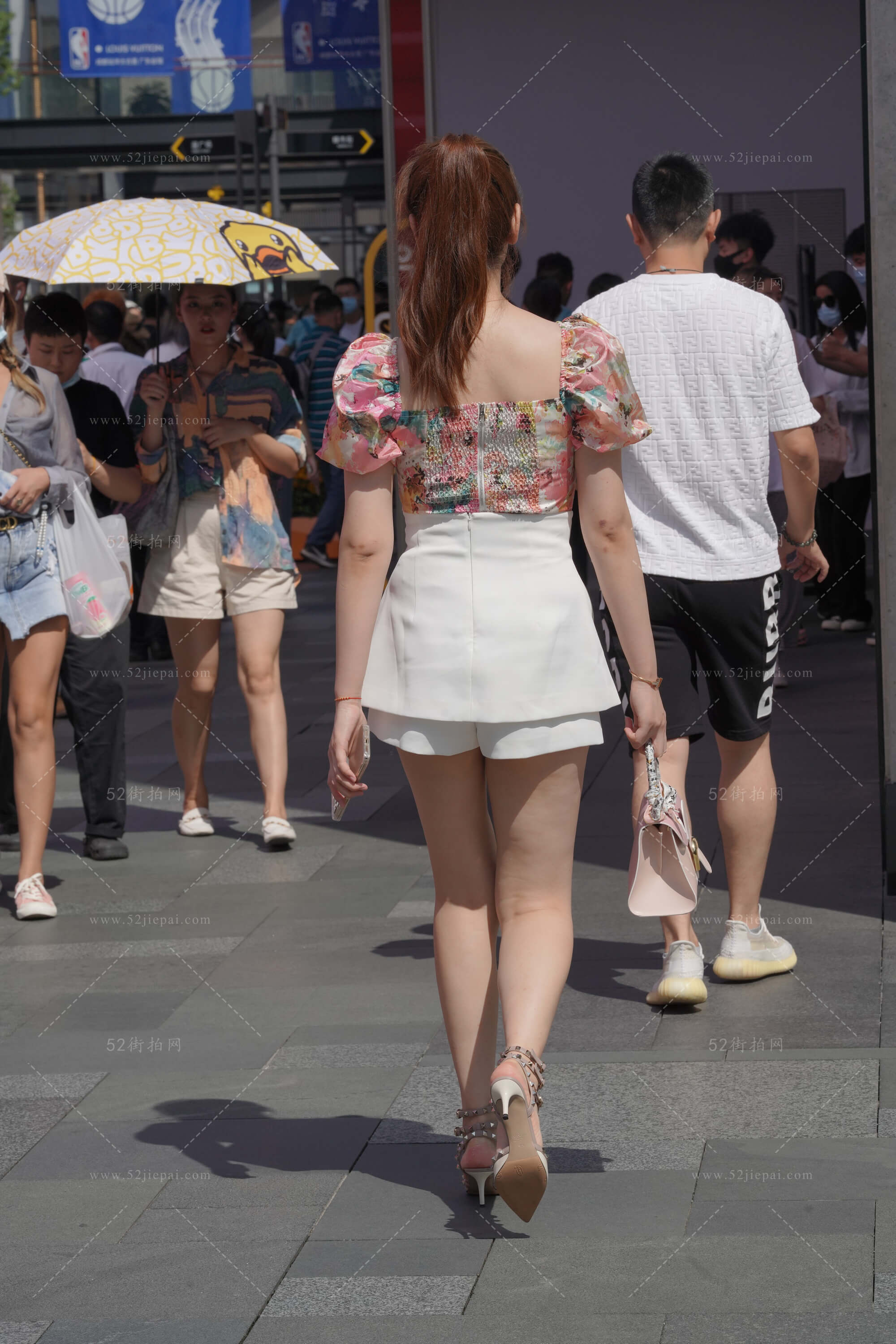 街拍美图合集，高清付费图集（54）-姐姐白又白