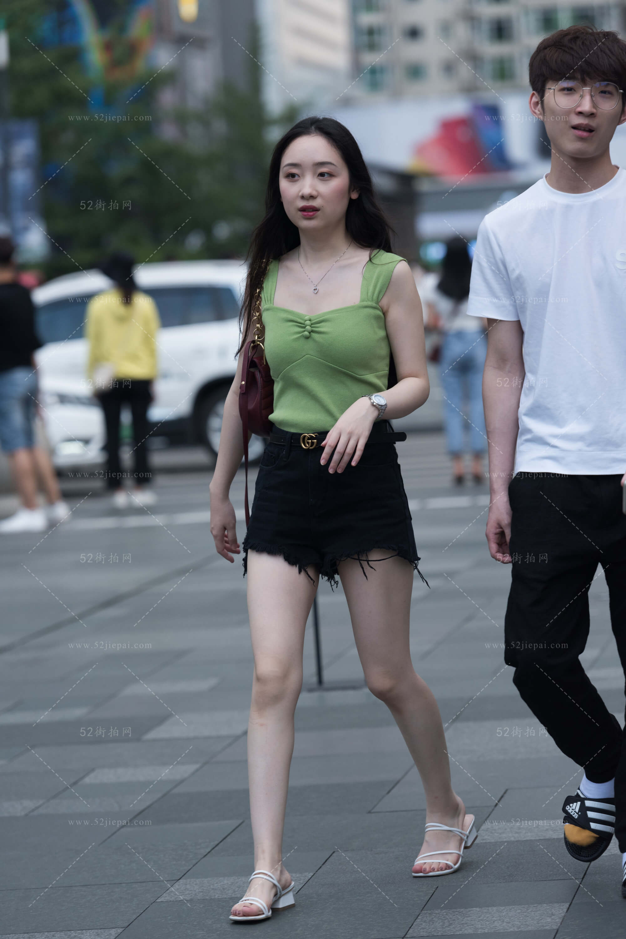 人气热裤写真，超清无水印（8）