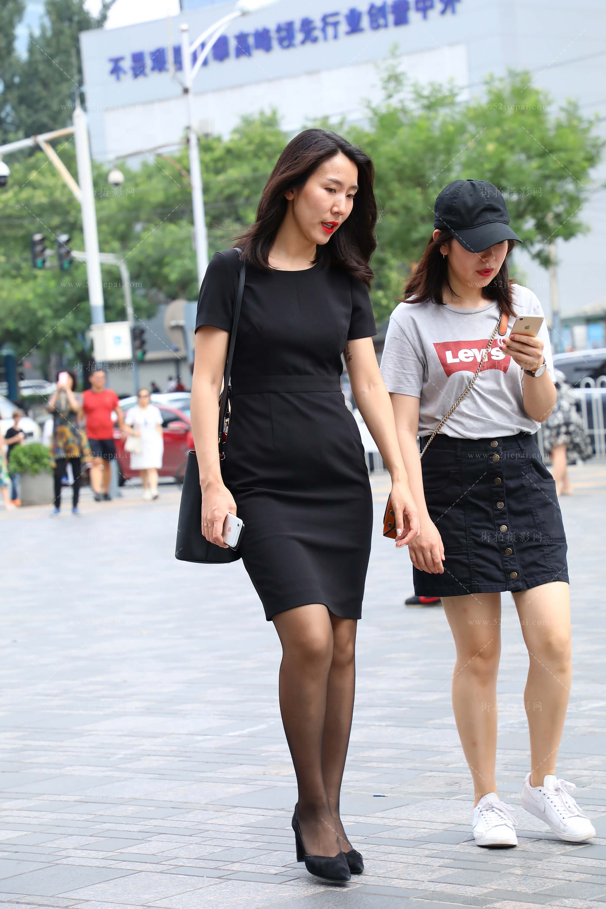 街拍美图合集，高清付费图集（64）-姐姐白又白