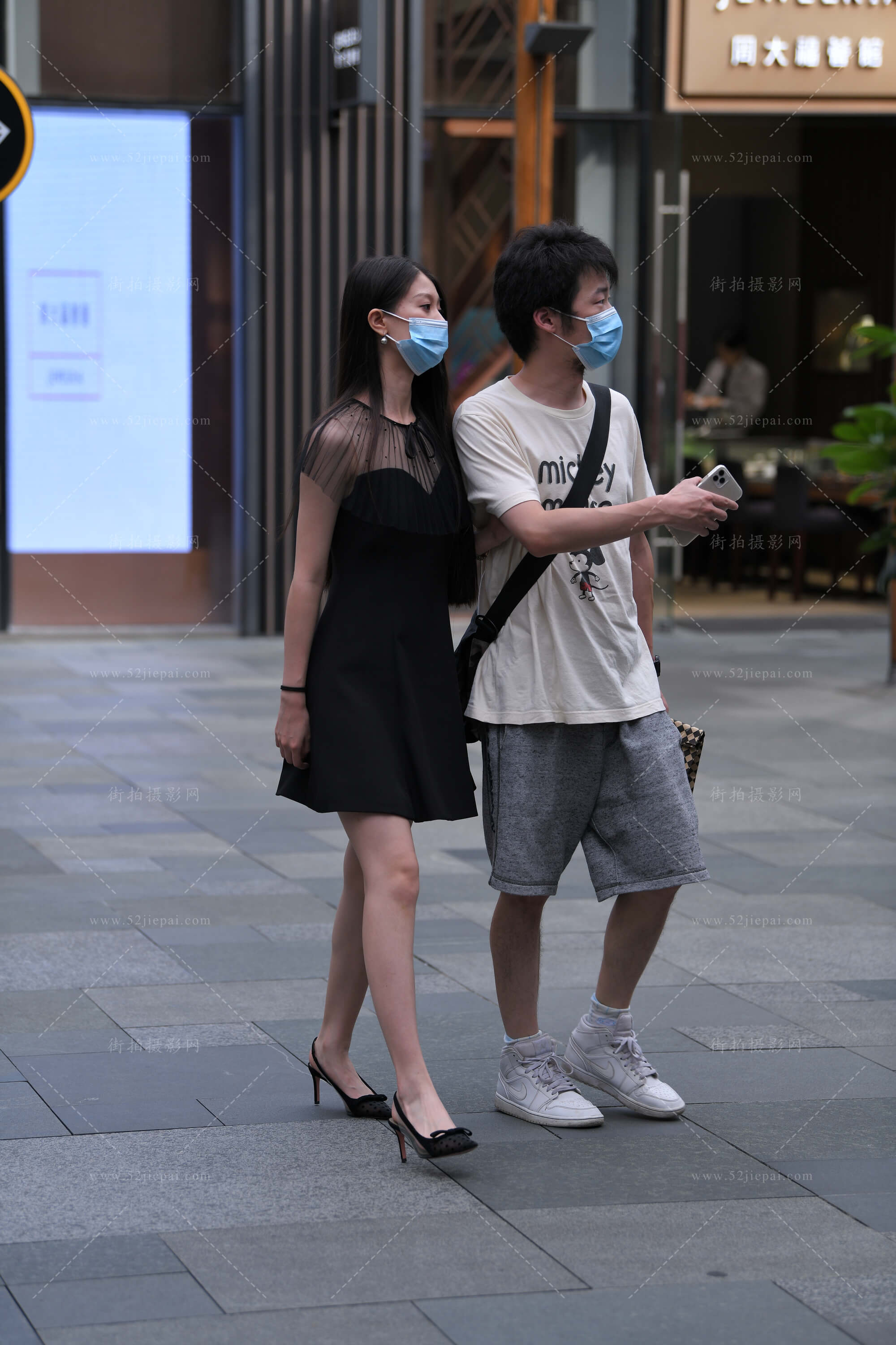 街拍美图合集，壁纸级画质（79）-姐姐白又白