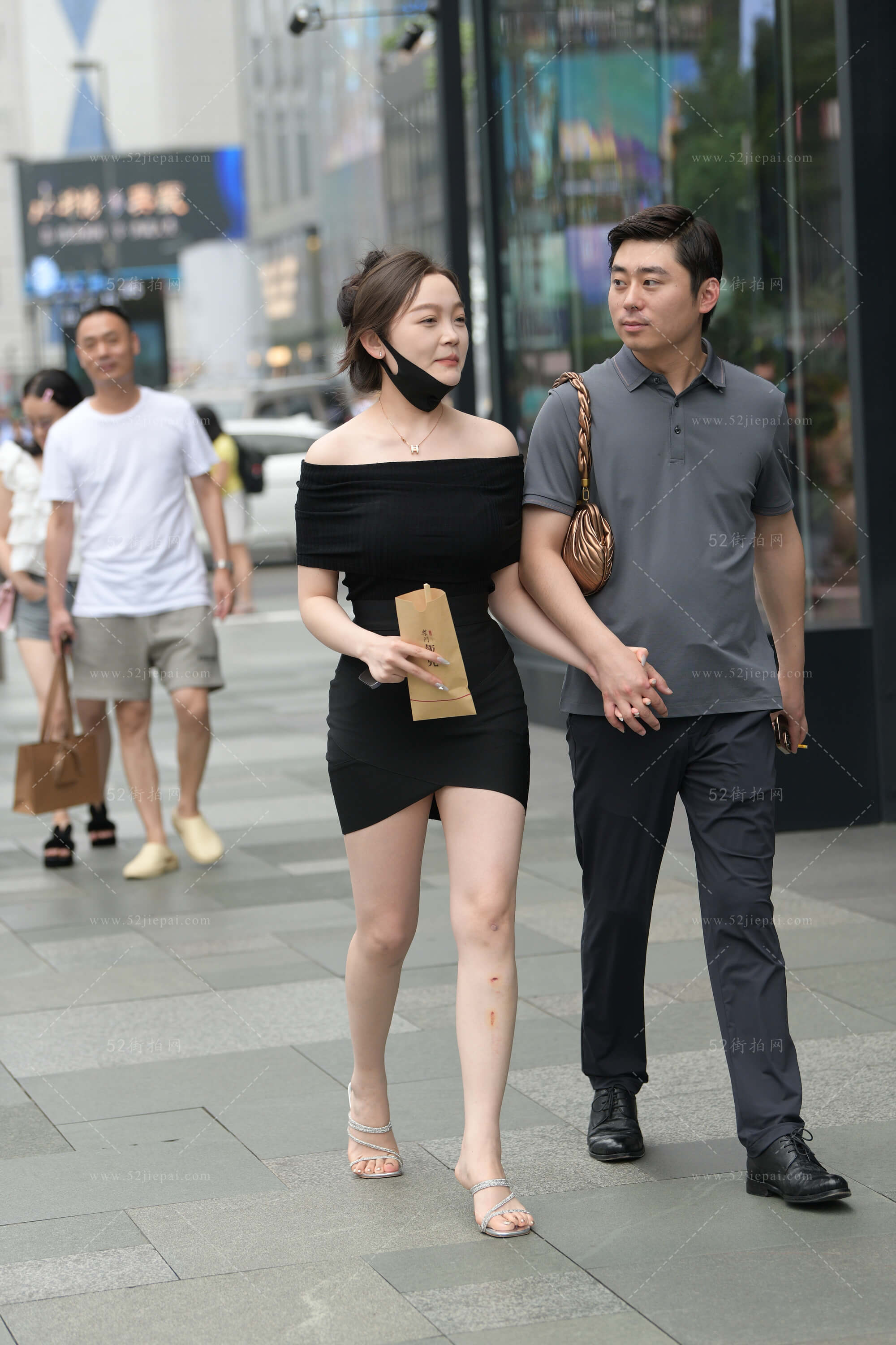 街拍美图合集，高清付费图集（119）-姐姐白又白