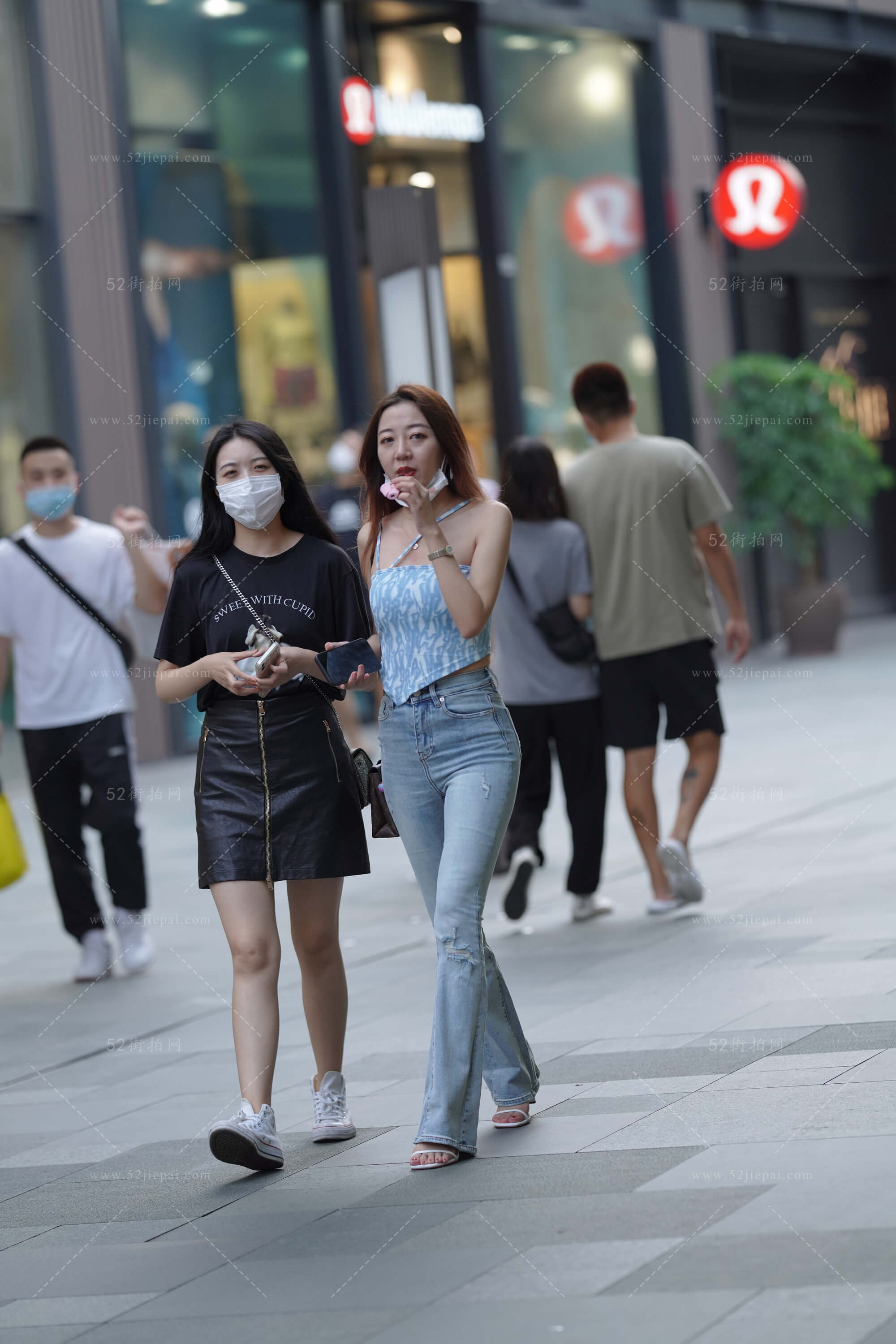 街拍美图合集,高清付费图集(130)-姐姐白又白