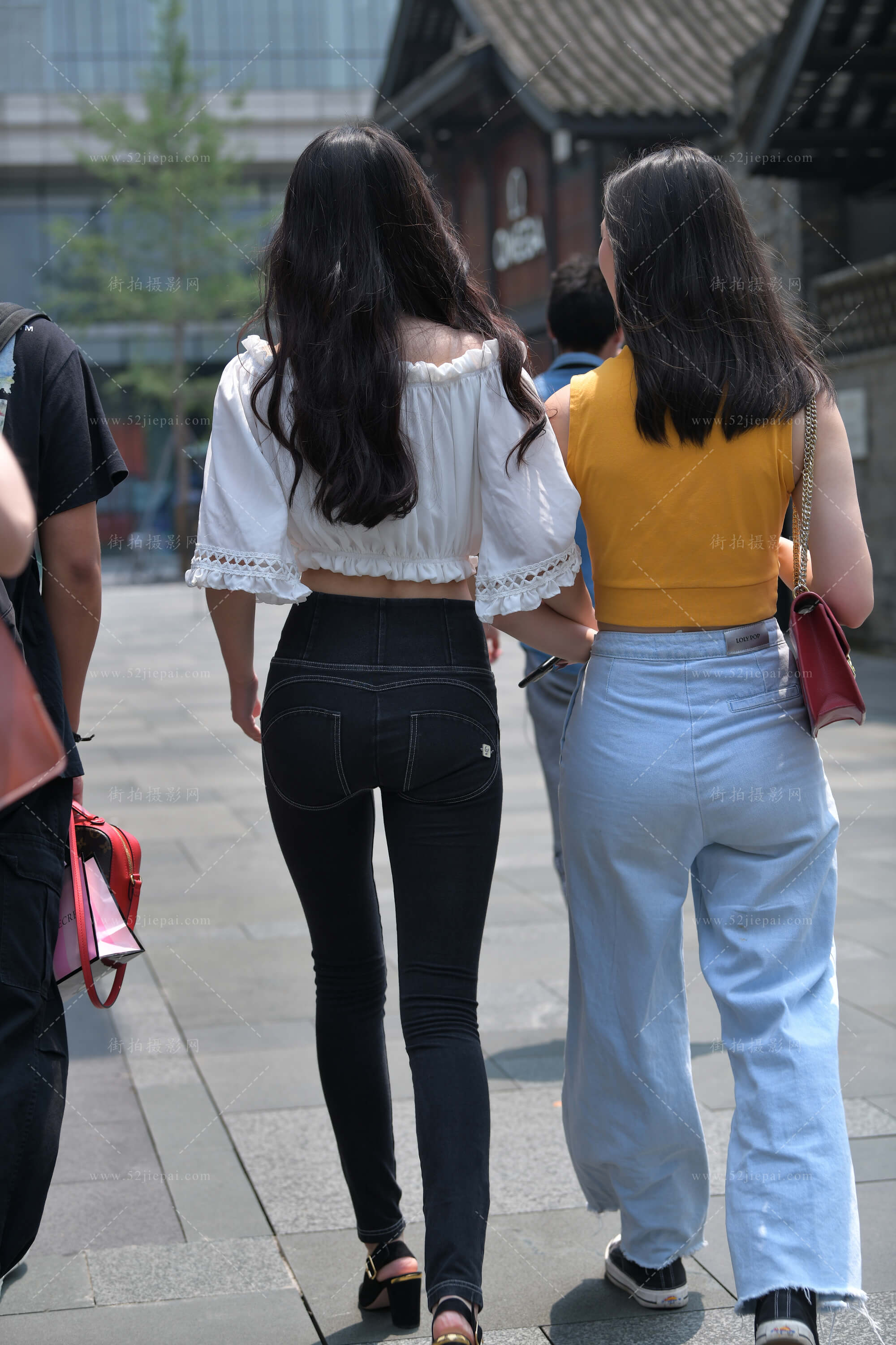 牛仔裤美图合集，摄影参考首选（8）-姐姐白又白