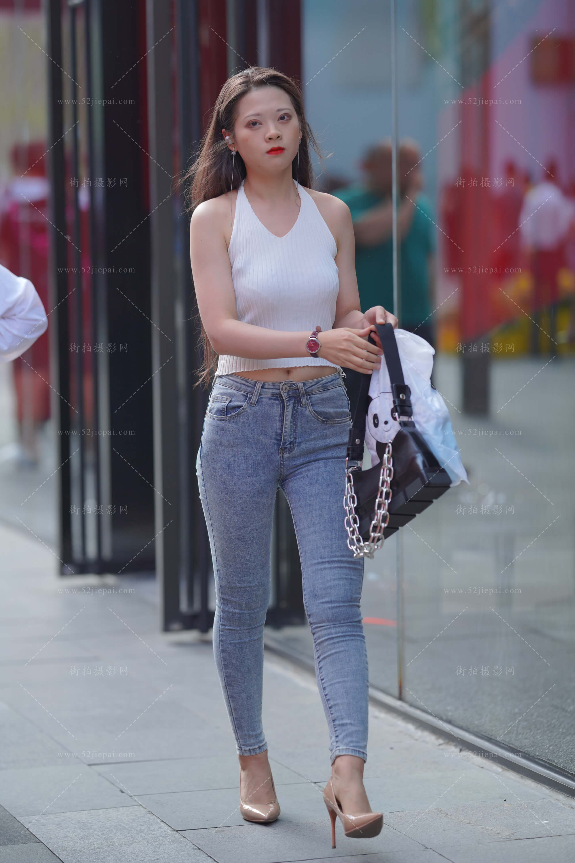 街拍高清图集,收藏级画质(171)-姐姐白又白