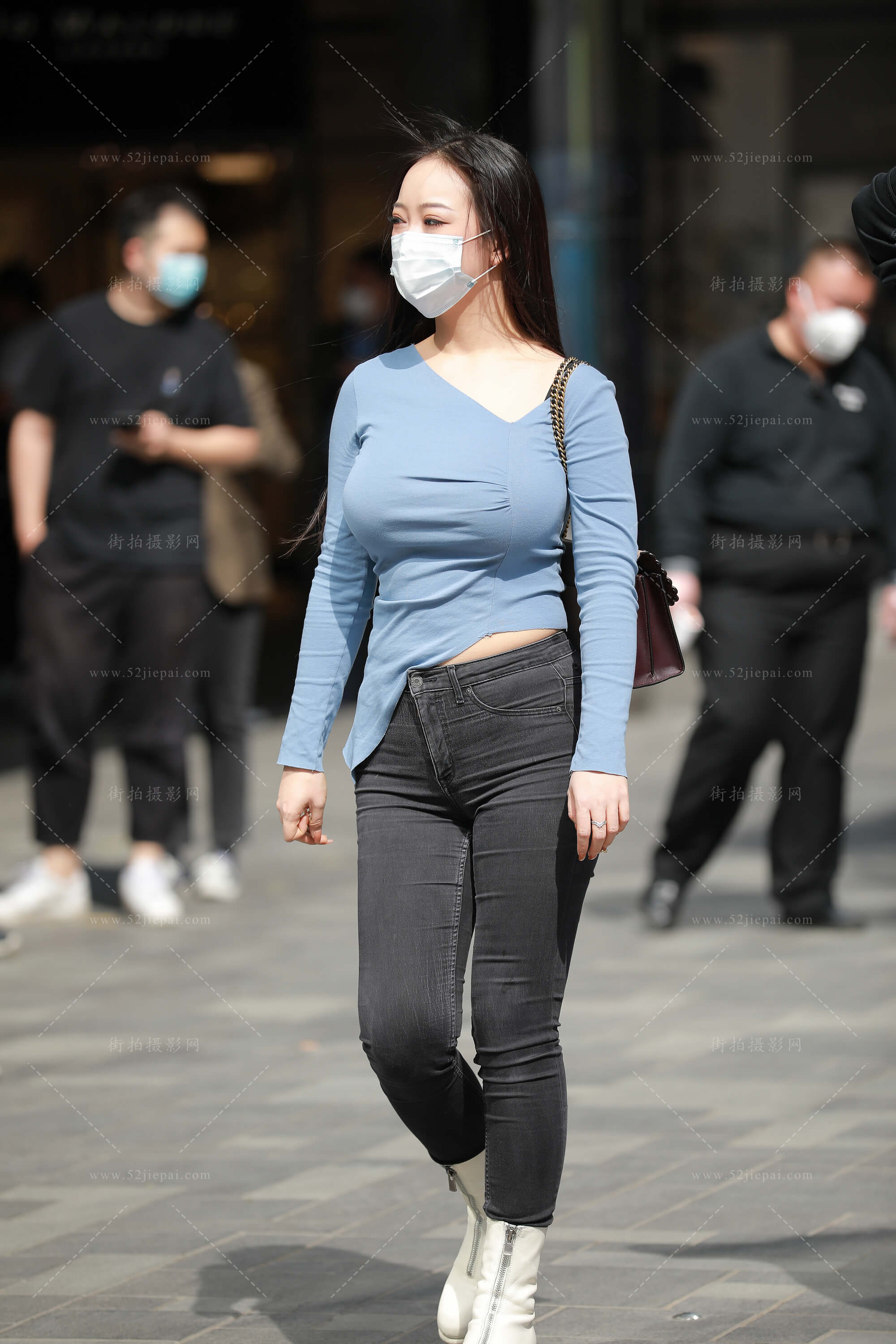 街拍高清图集,细节拉满(144)-姐姐白又白