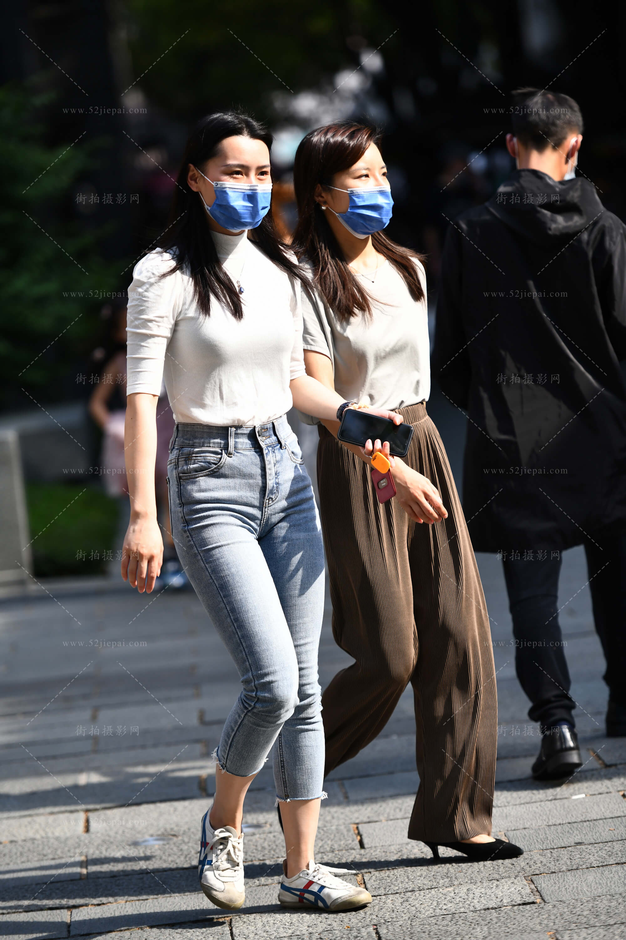 街拍美图合集,壁纸级画质(155)-姐姐白又白