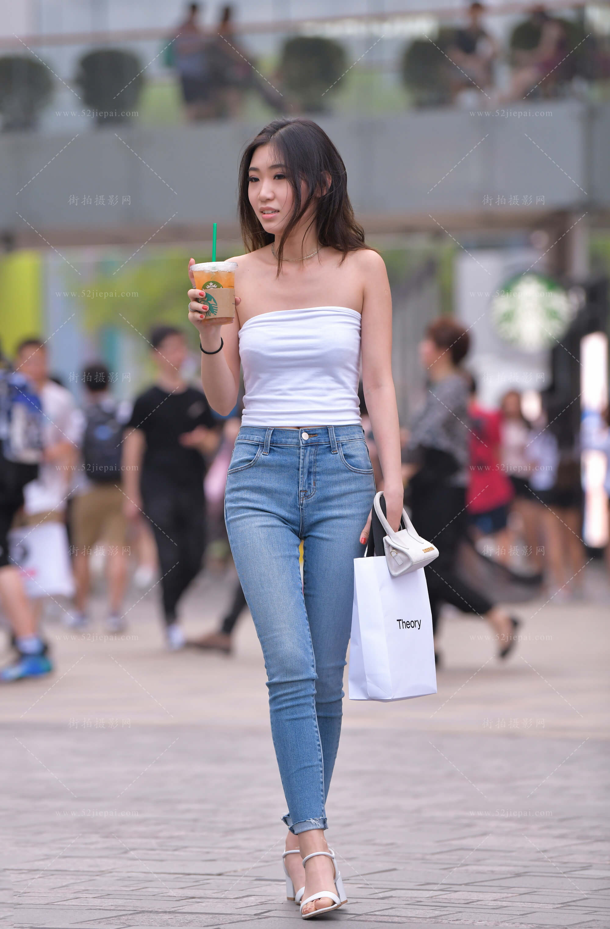 牛仔裤高清图集，细节拉满（6）-姐姐白又白