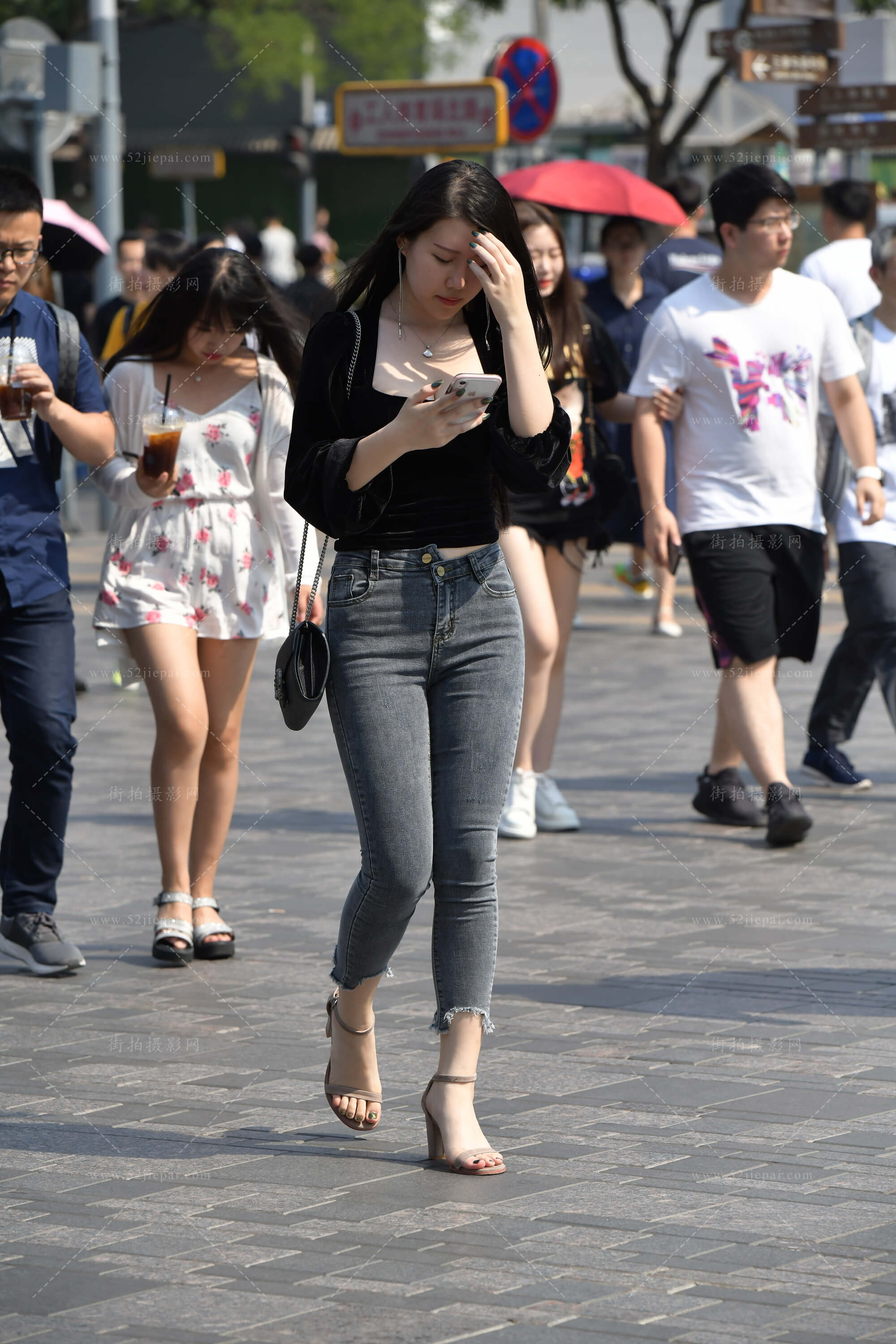 街拍高清图集，收藏级画质（179）-姐姐白又白