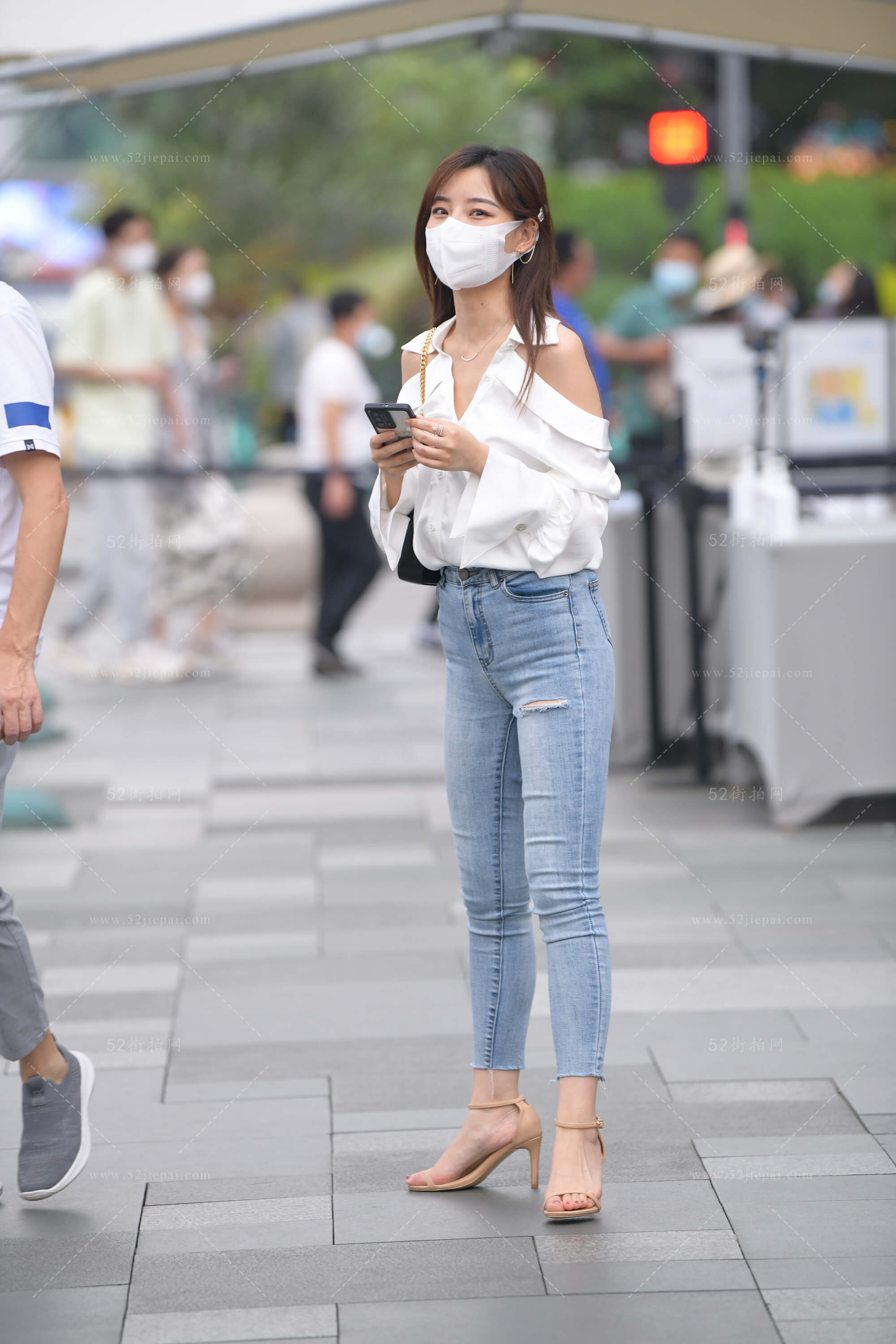 街拍高清图集，画质党必收（143）-姐姐白又白