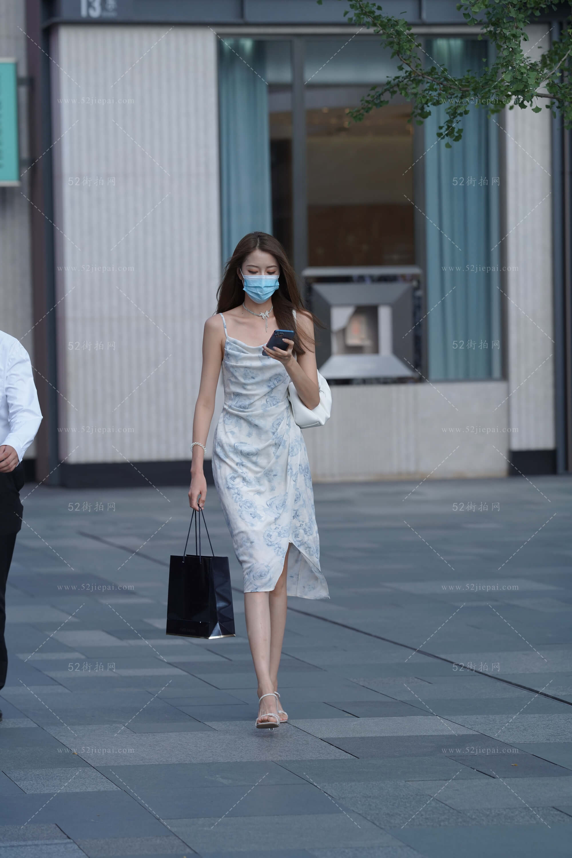 街拍美图合集，高清付费图集（49）-姐姐白又白