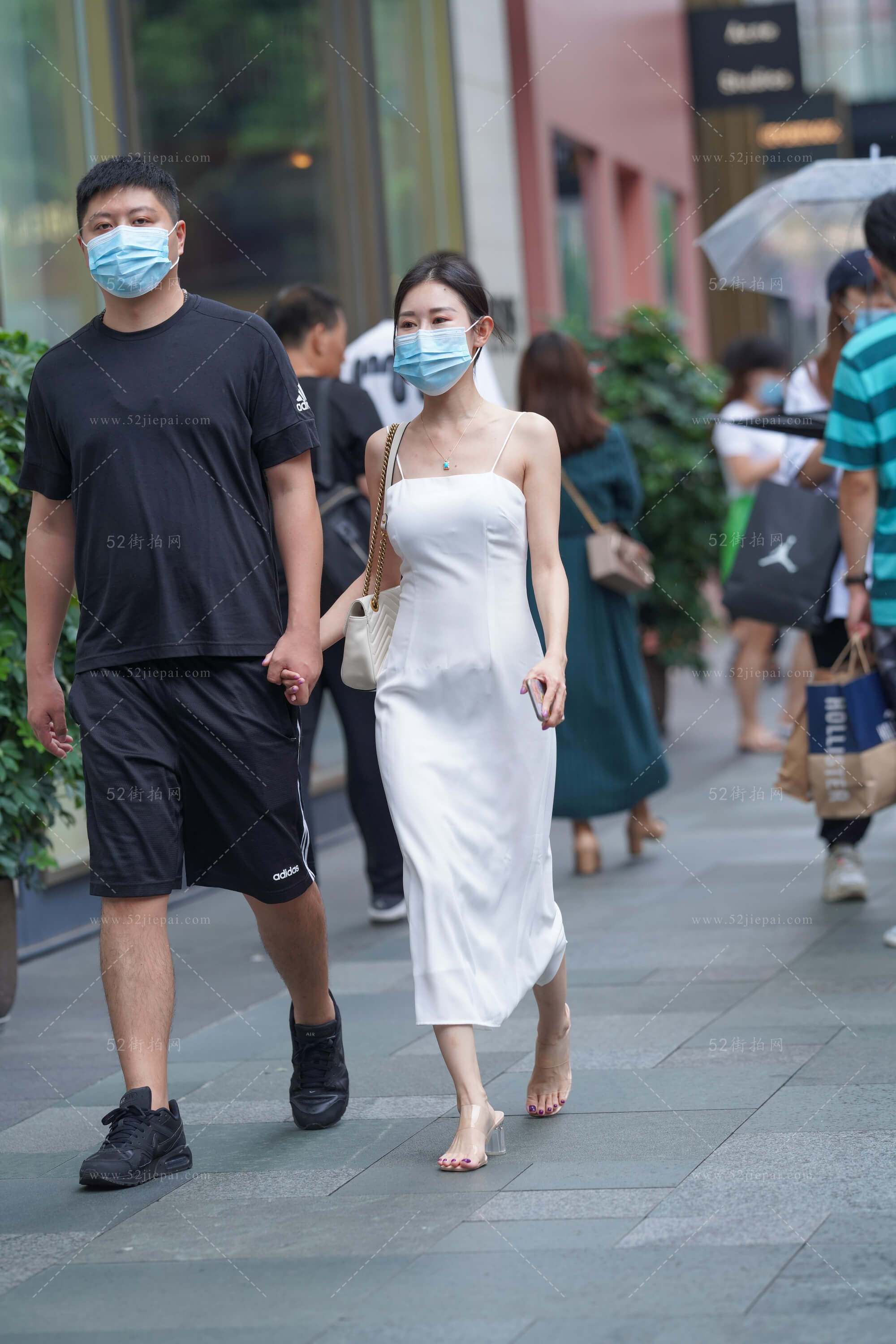 街拍美图合集，壁纸级画质（60）-姐姐白又白