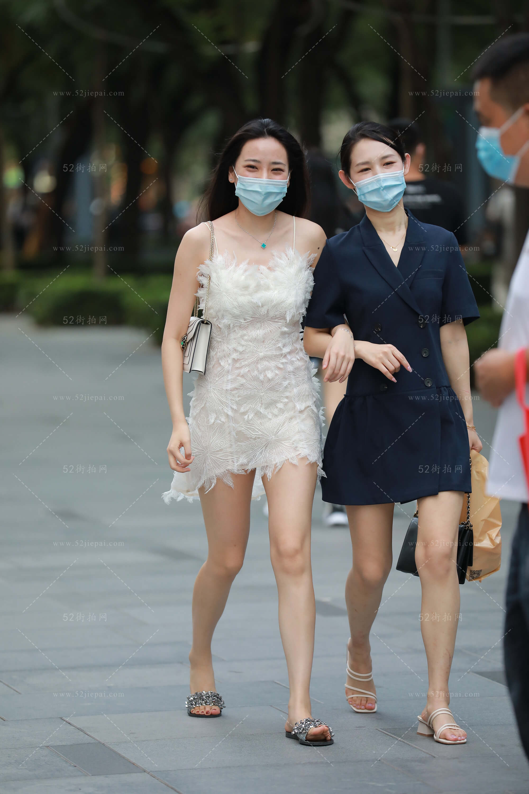 街拍美图合集，壁纸级画质（63）-姐姐白又白
