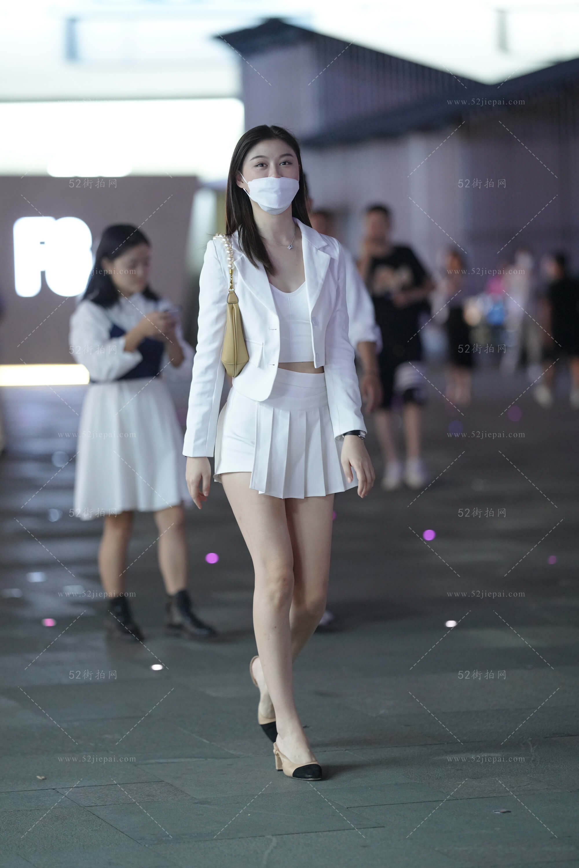 短裙美图合集，摄影参考首选（7）-姐姐白又白