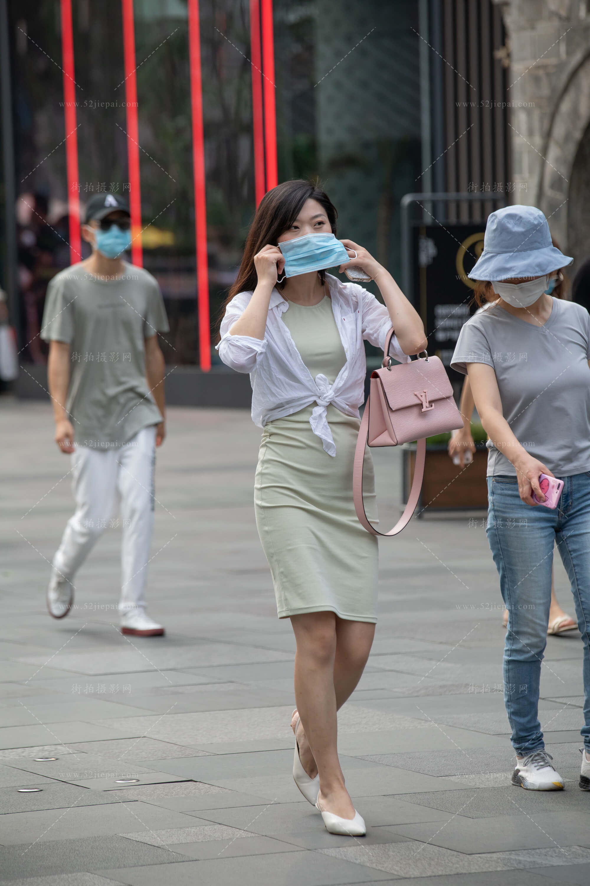街拍美图合集,高清付费图集(66)-姐姐白又白