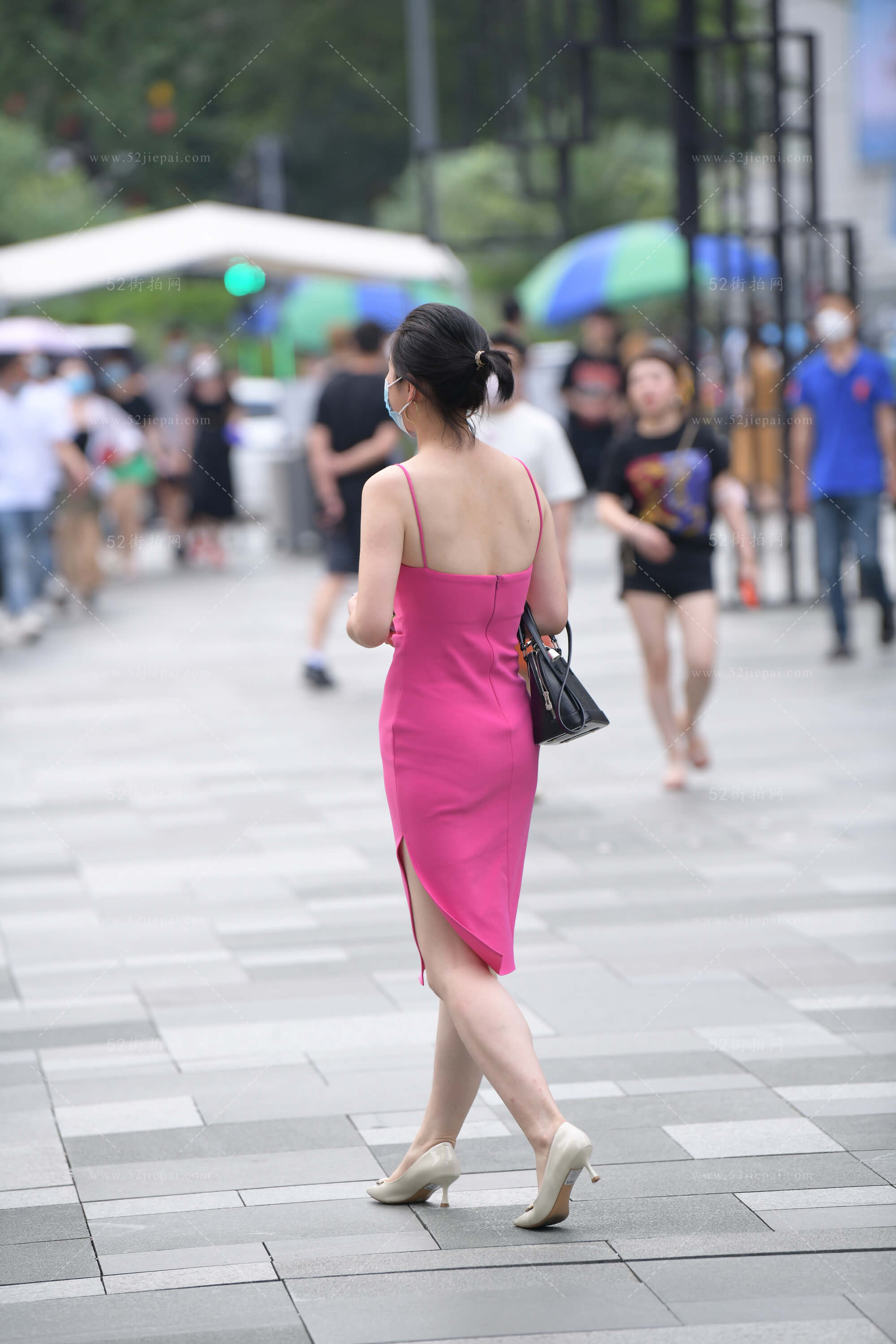 街拍美图合集，壁纸级画质（7）-姐姐白又白