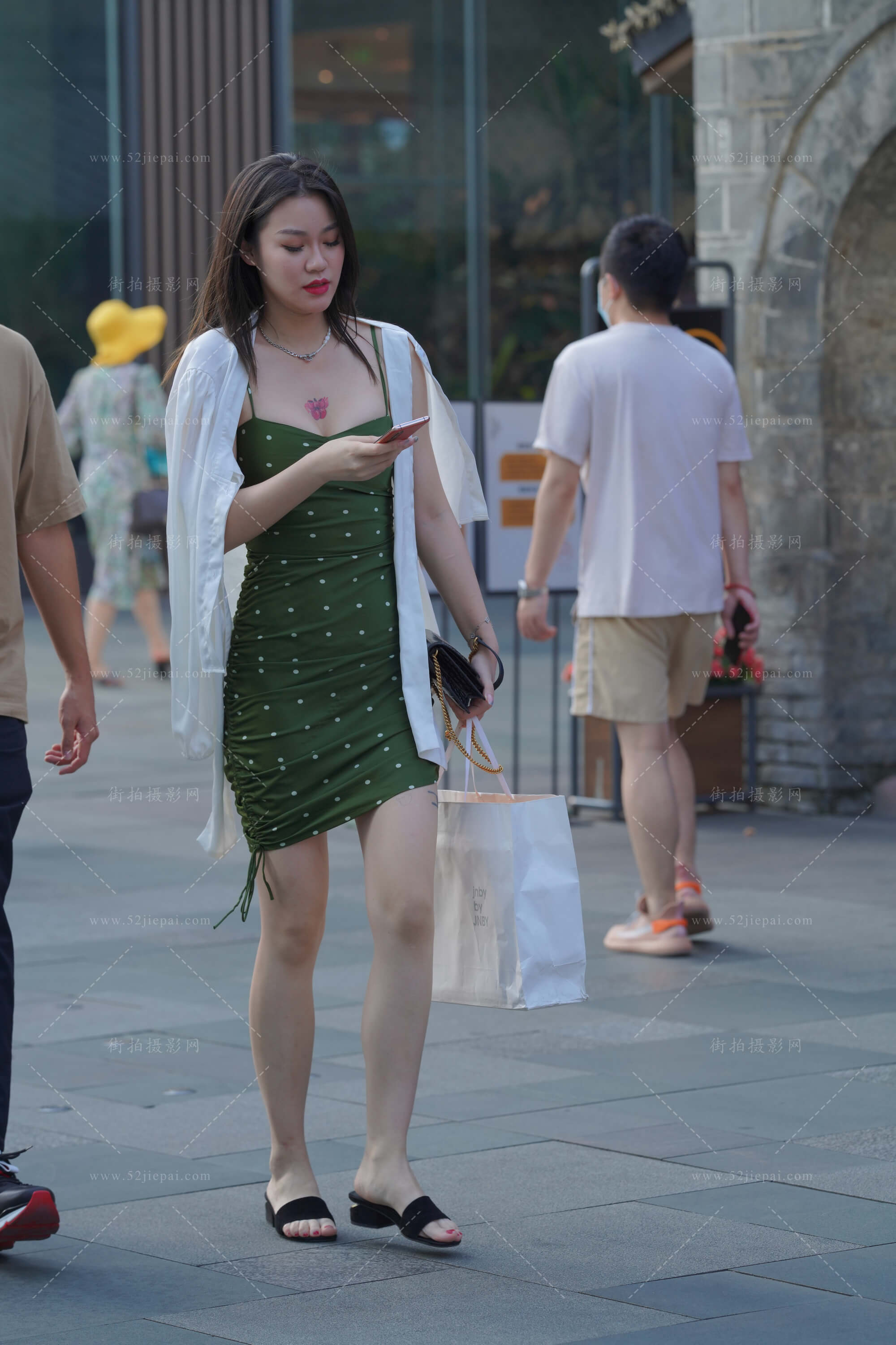 吊带主题高清写真，8K质感（6）-姐姐白又白