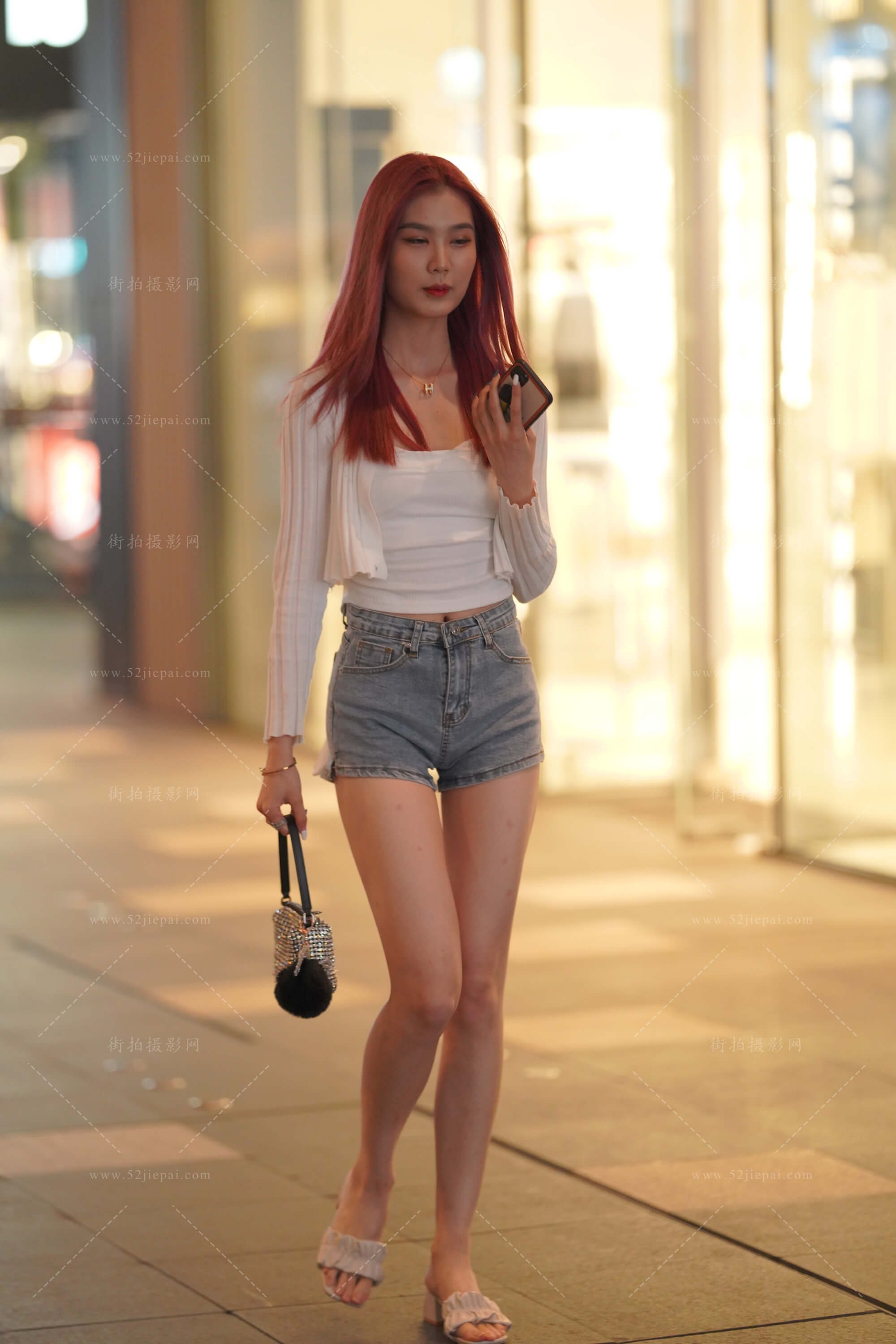 热裤美图合集，壁纸级画质（10）-姐姐白又白