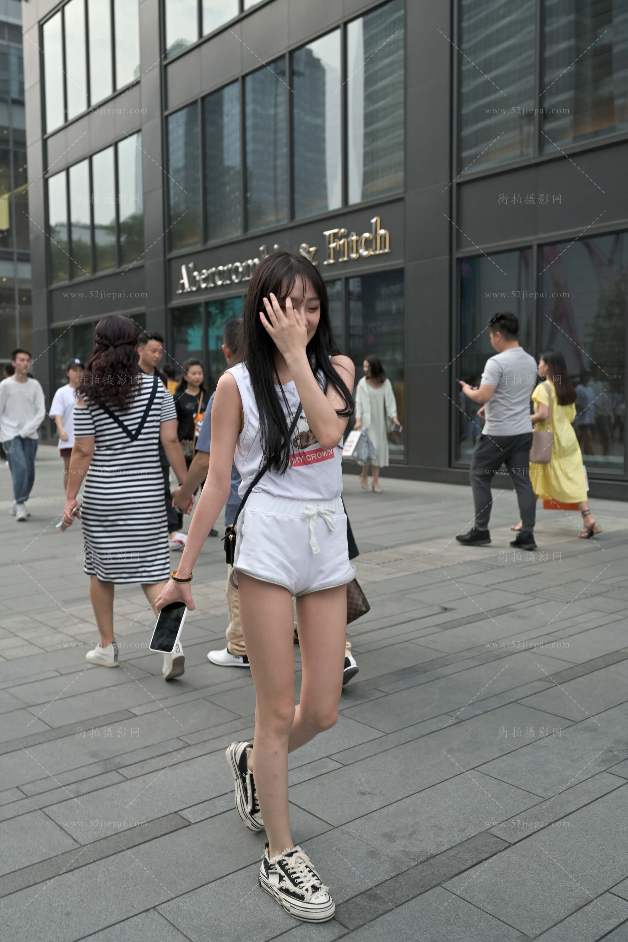 爆款热裤写真，超清无水印（11）-姐姐白又白