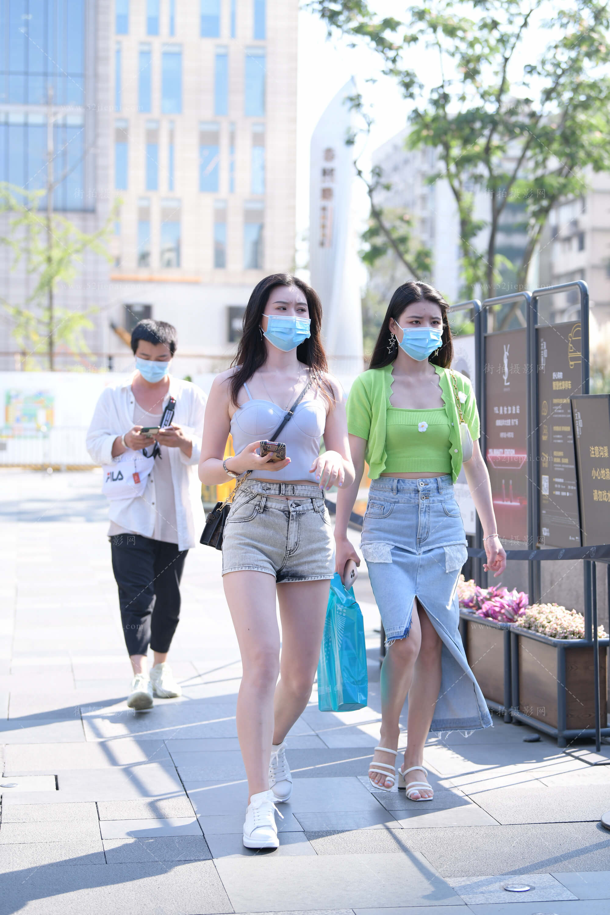 街拍美图合集，壁纸级画质（87）-姐姐白又白