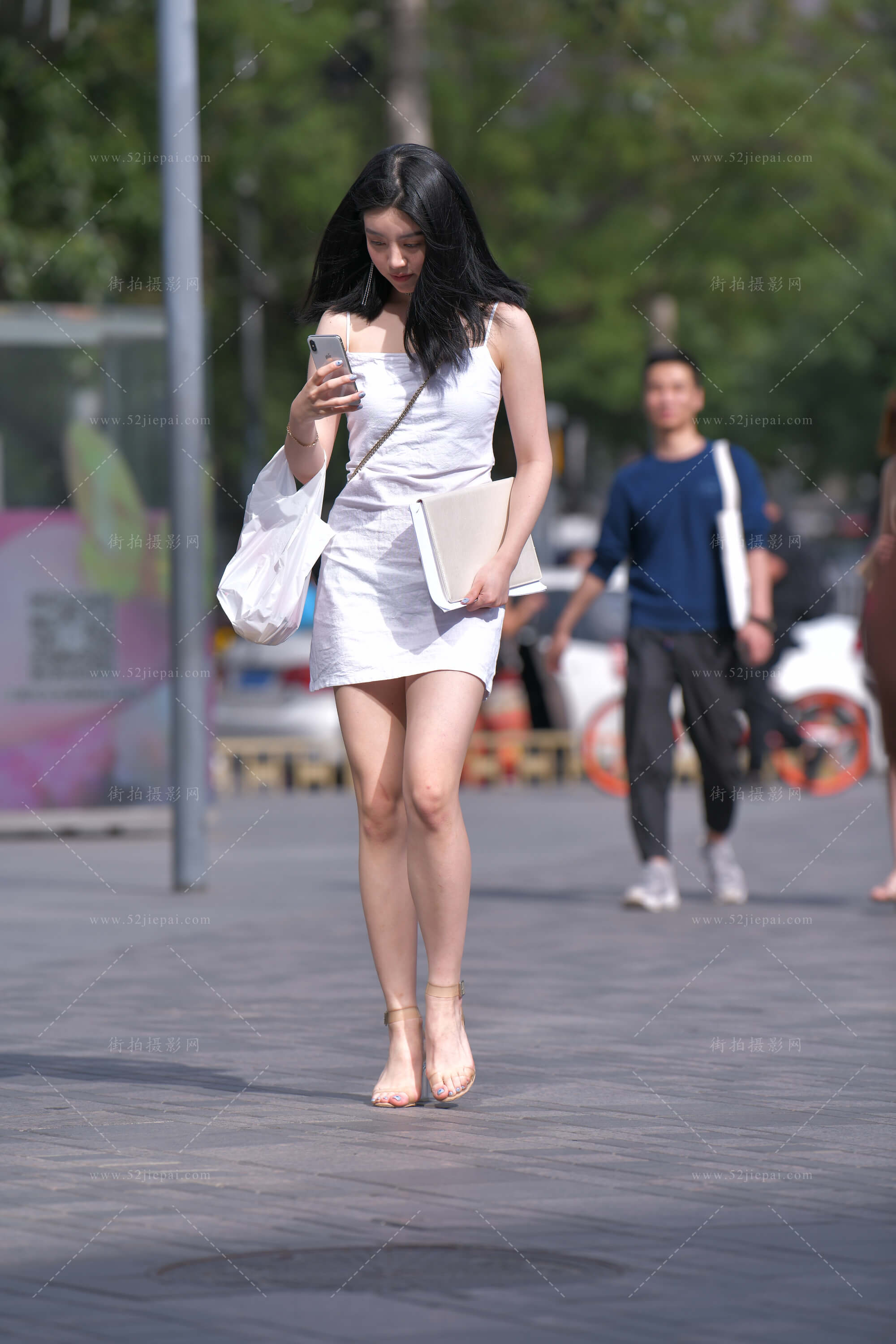 街拍美图合集,高清付费图集(81)-姐姐白又白