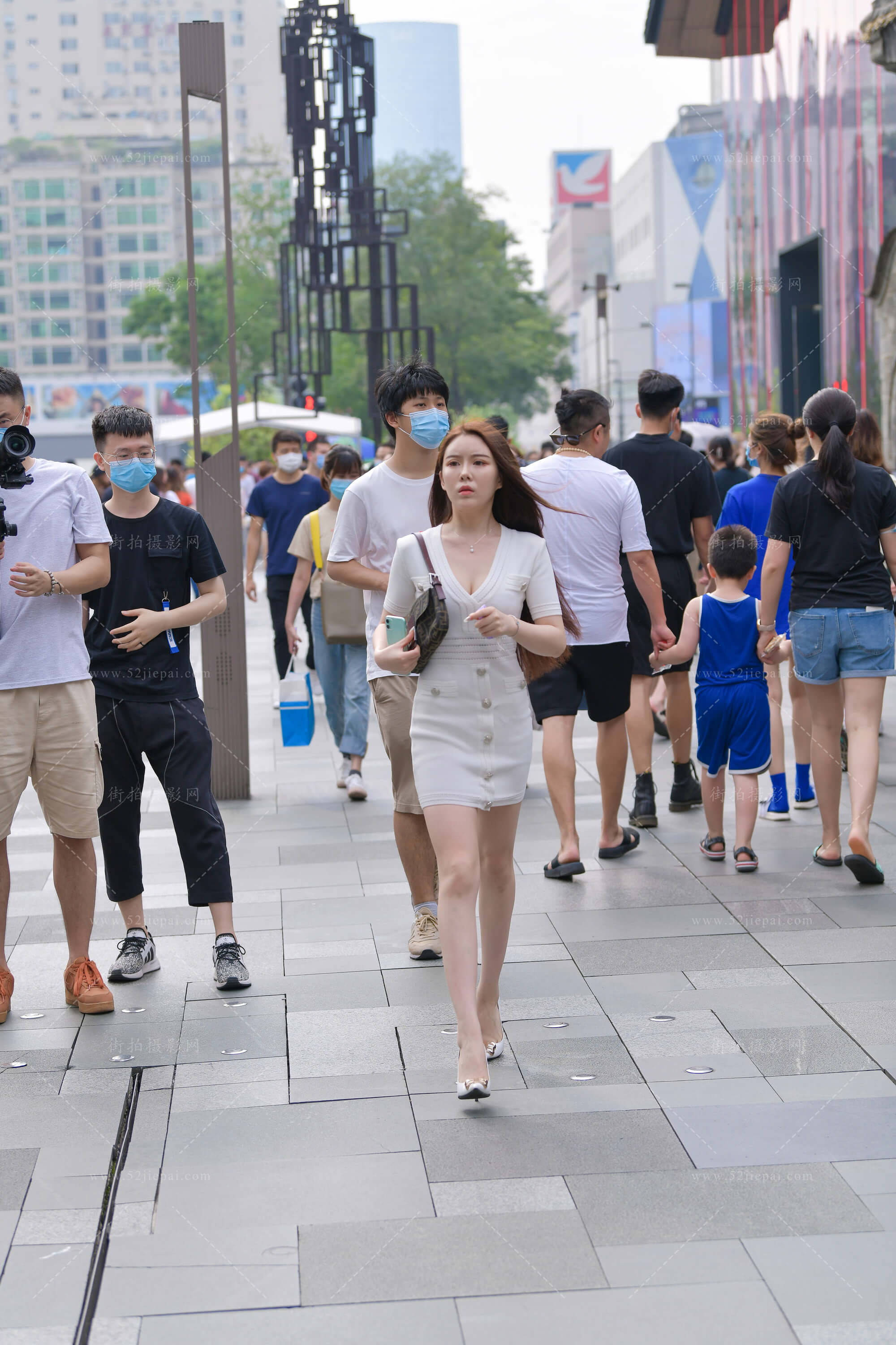 街拍高清图集,画质党必收(108)-姐姐白又白