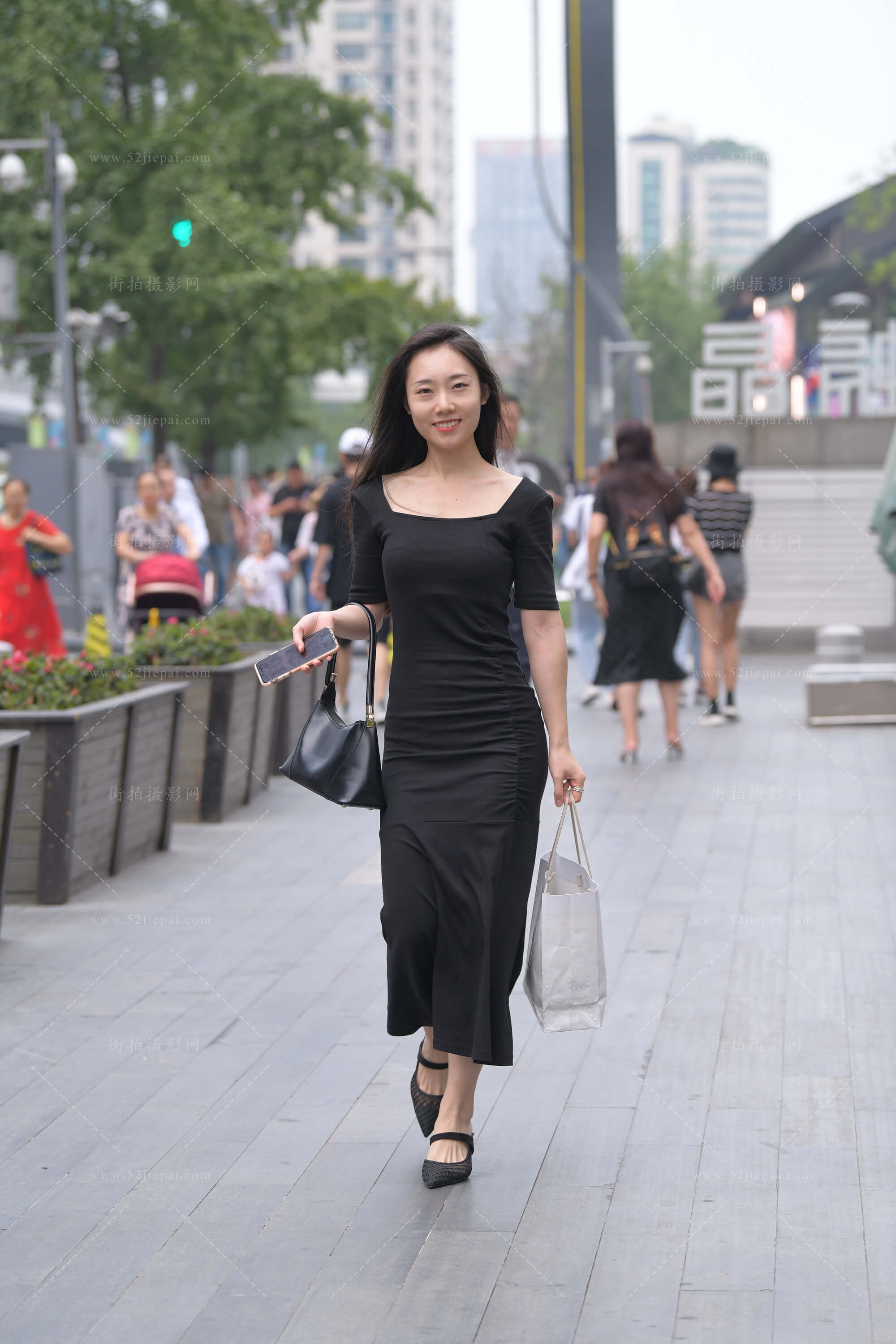 长裙美图合集，壁纸级画质（10）-姐姐白又白