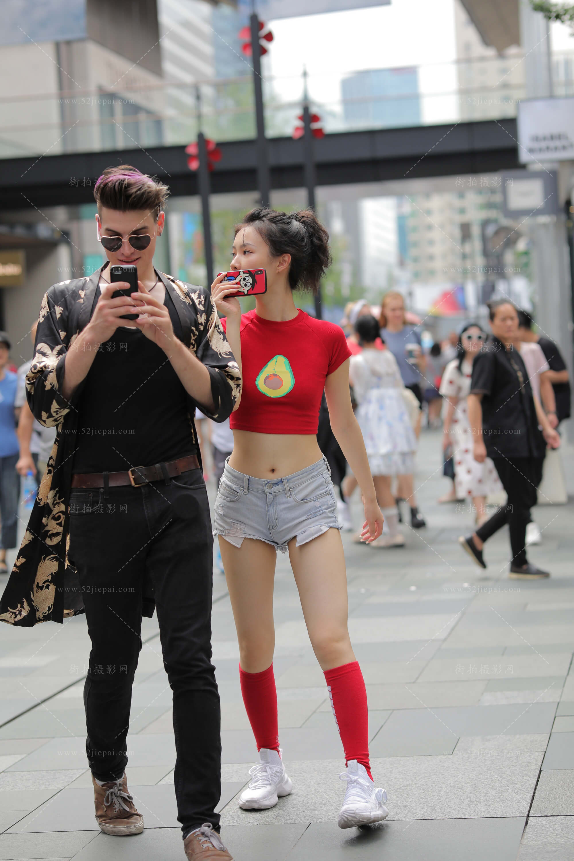 街拍高清图集，收藏级画质（132）-姐姐白又白