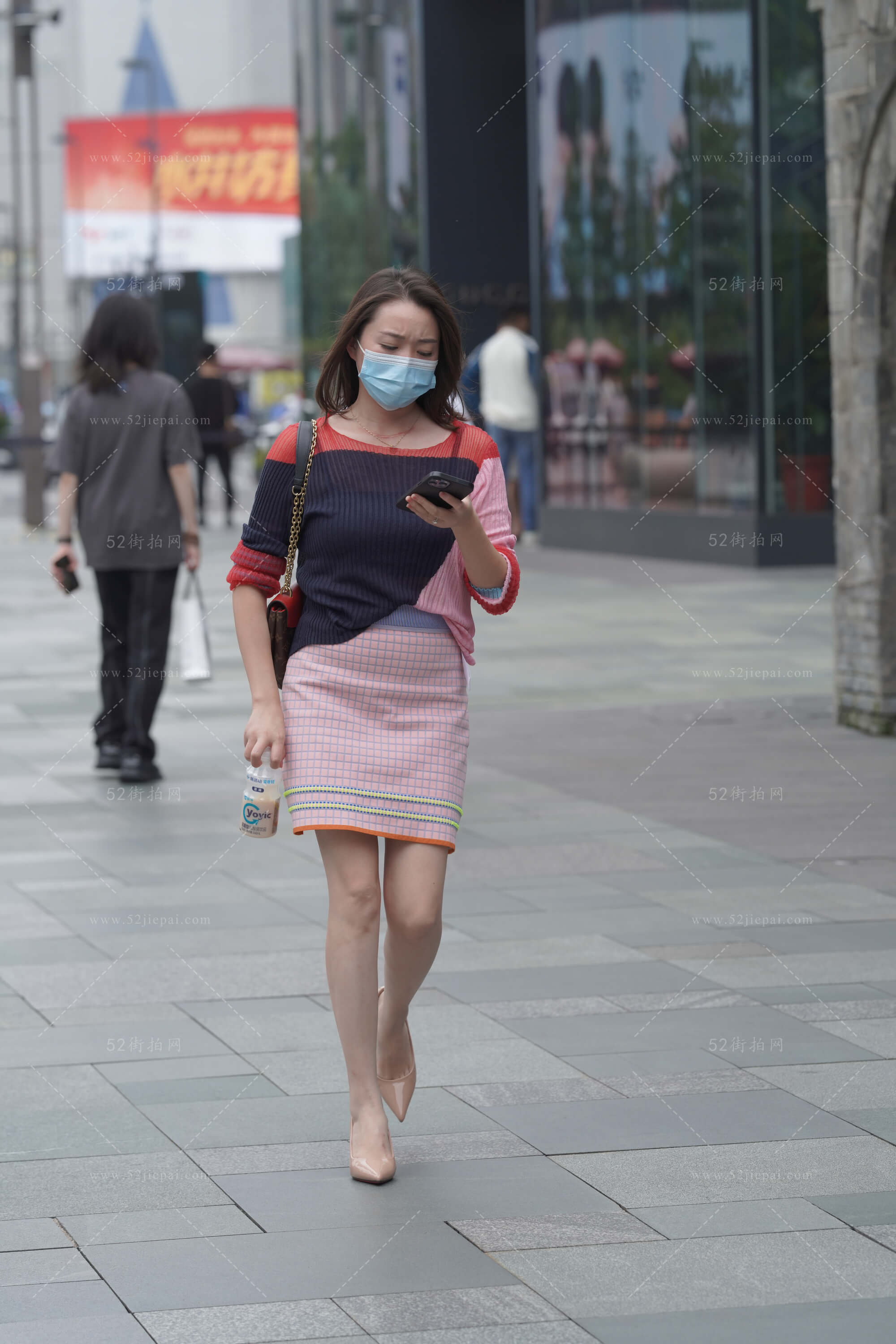 街拍美图合集，壁纸级画质（20）-姐姐白又白