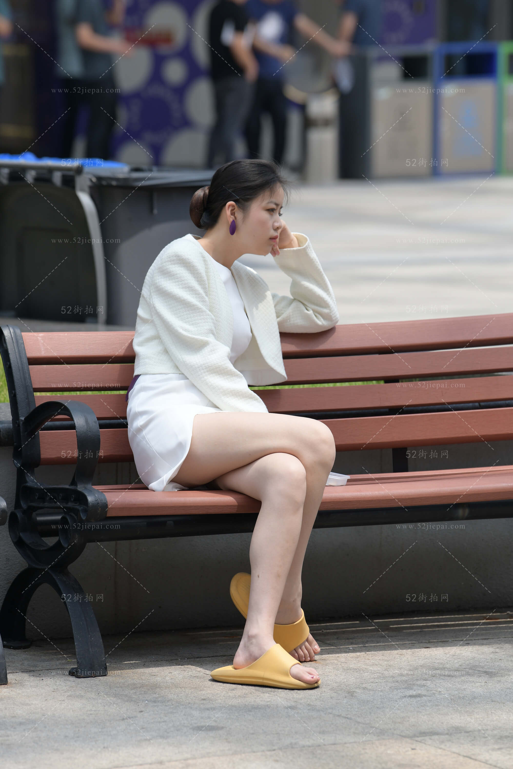 白裙主题高清写真,8K质感-姐姐白又白