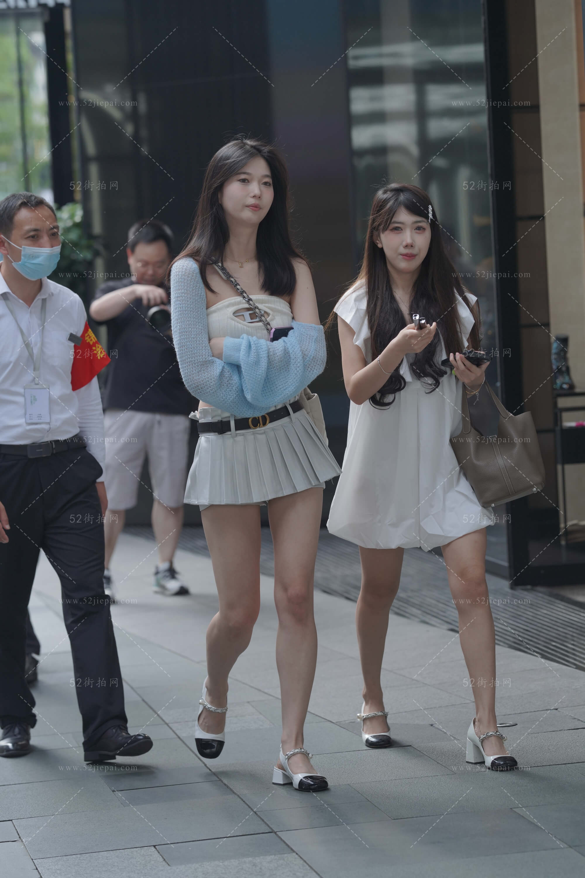 街拍美图合集，壁纸级画质（22）-姐姐白又白