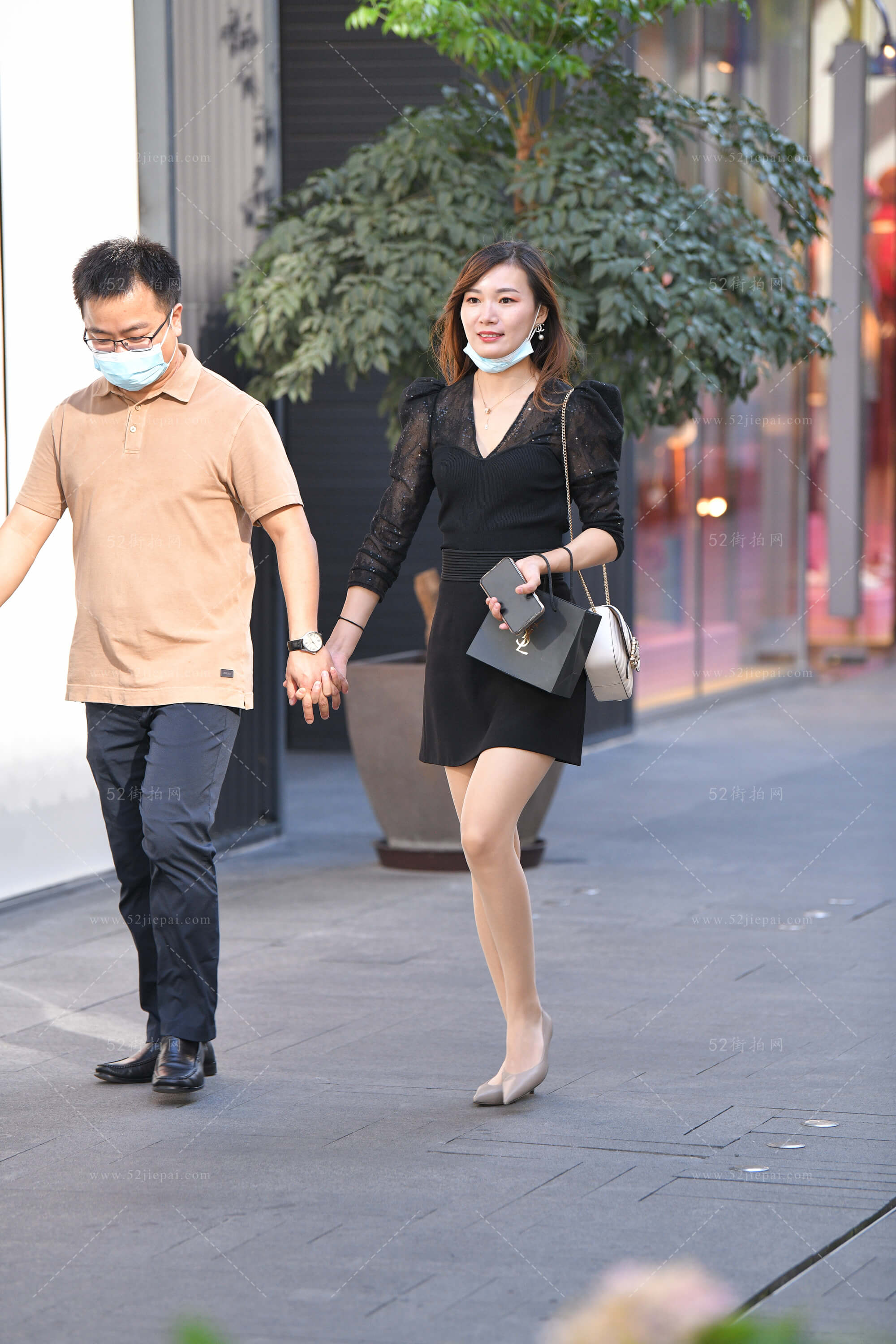 街拍美图合集，高清付费图集（27）-姐姐白又白