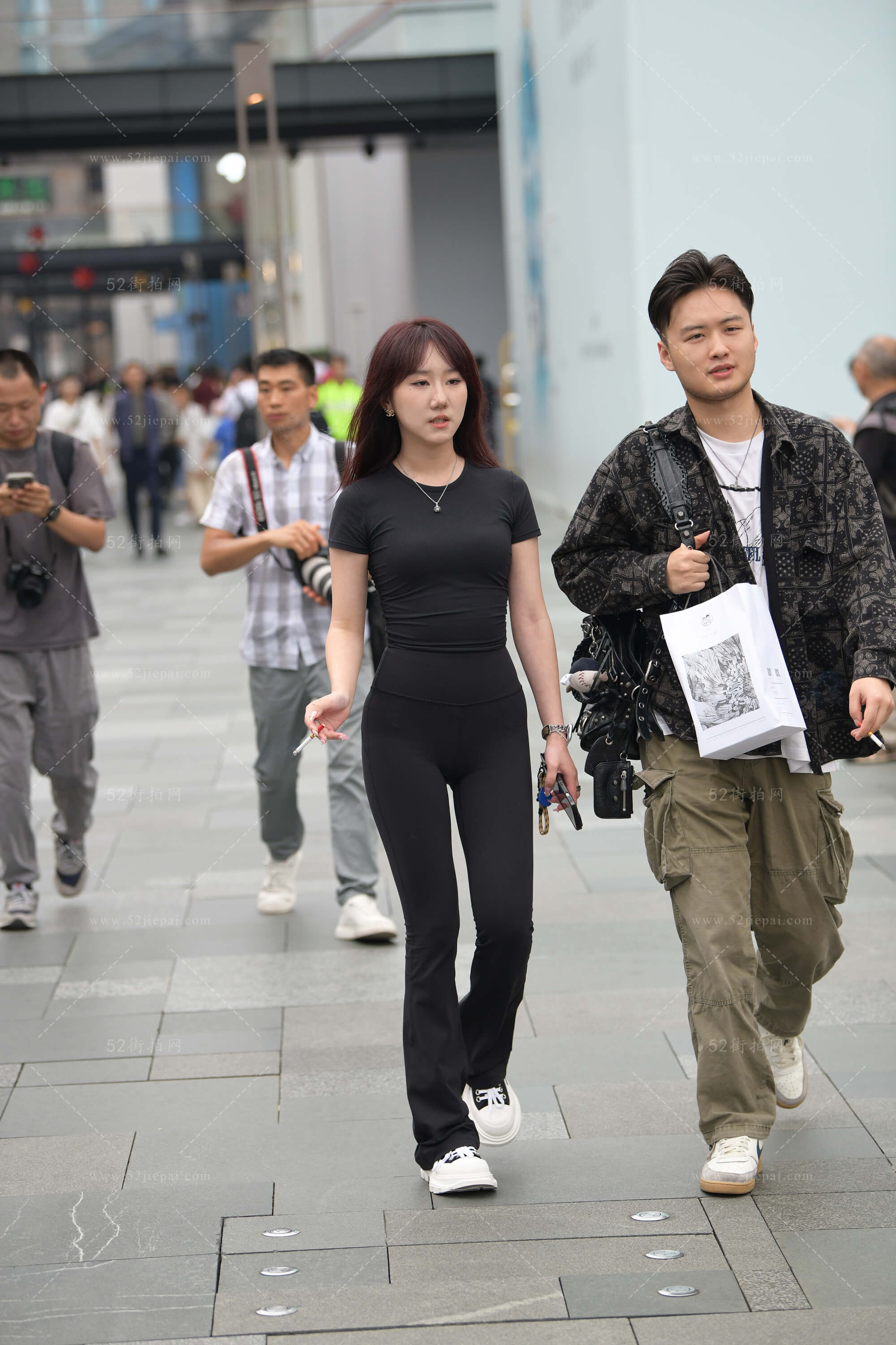 街拍美图合集，壁纸级画质（5）-姐姐白又白