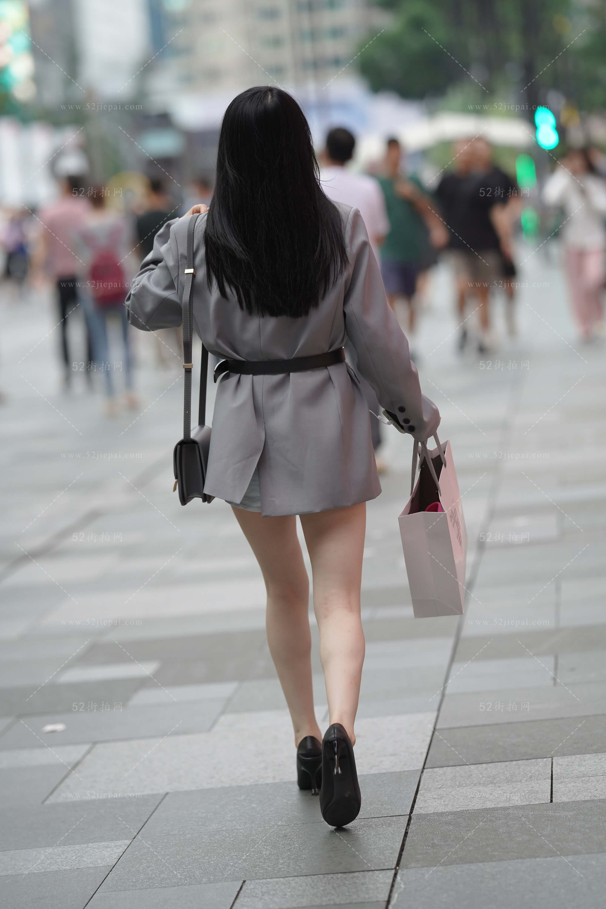 街拍美图合集，壁纸级画质（46）-姐姐白又白