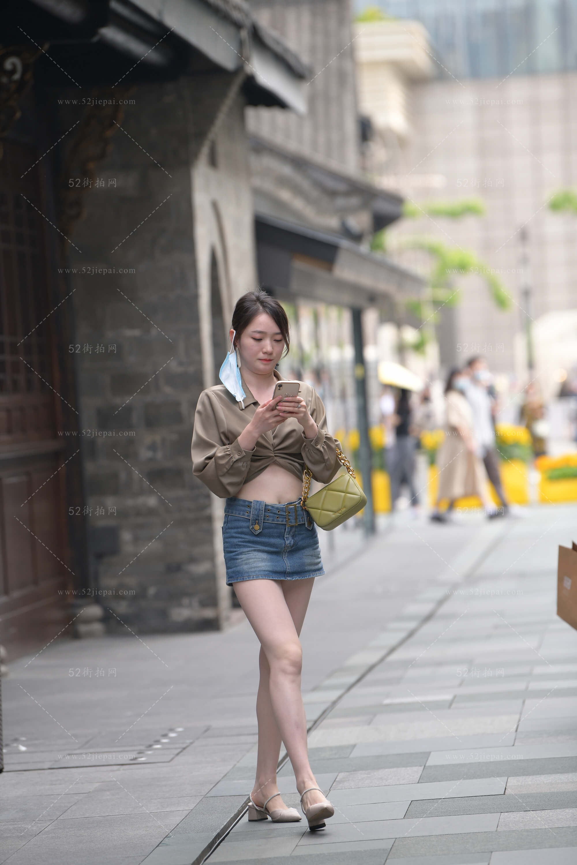 高清街拍写真集，画质细腻（129）-姐姐白又白
