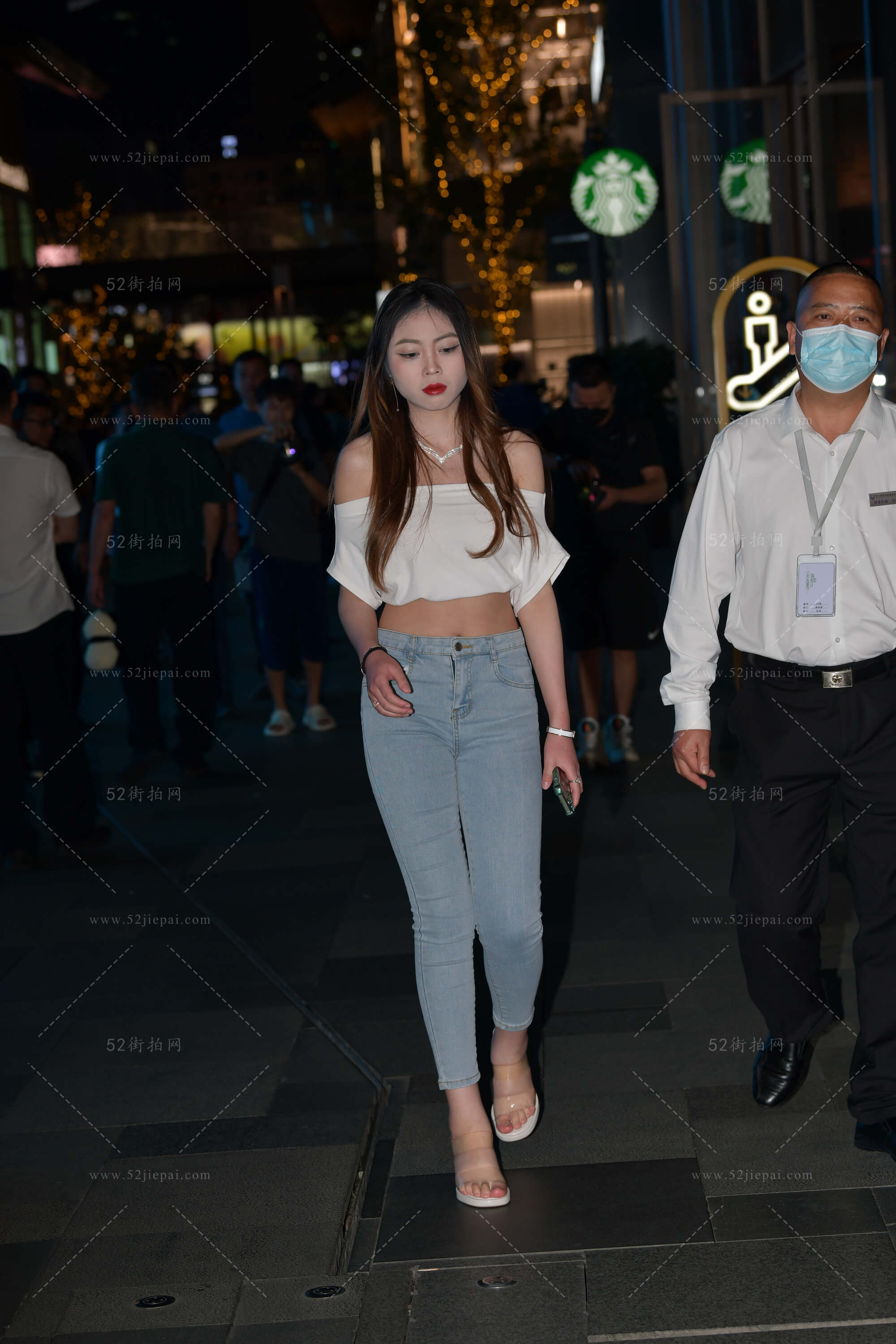 牛仔裤高清图集，收藏级画质-姐姐白又白