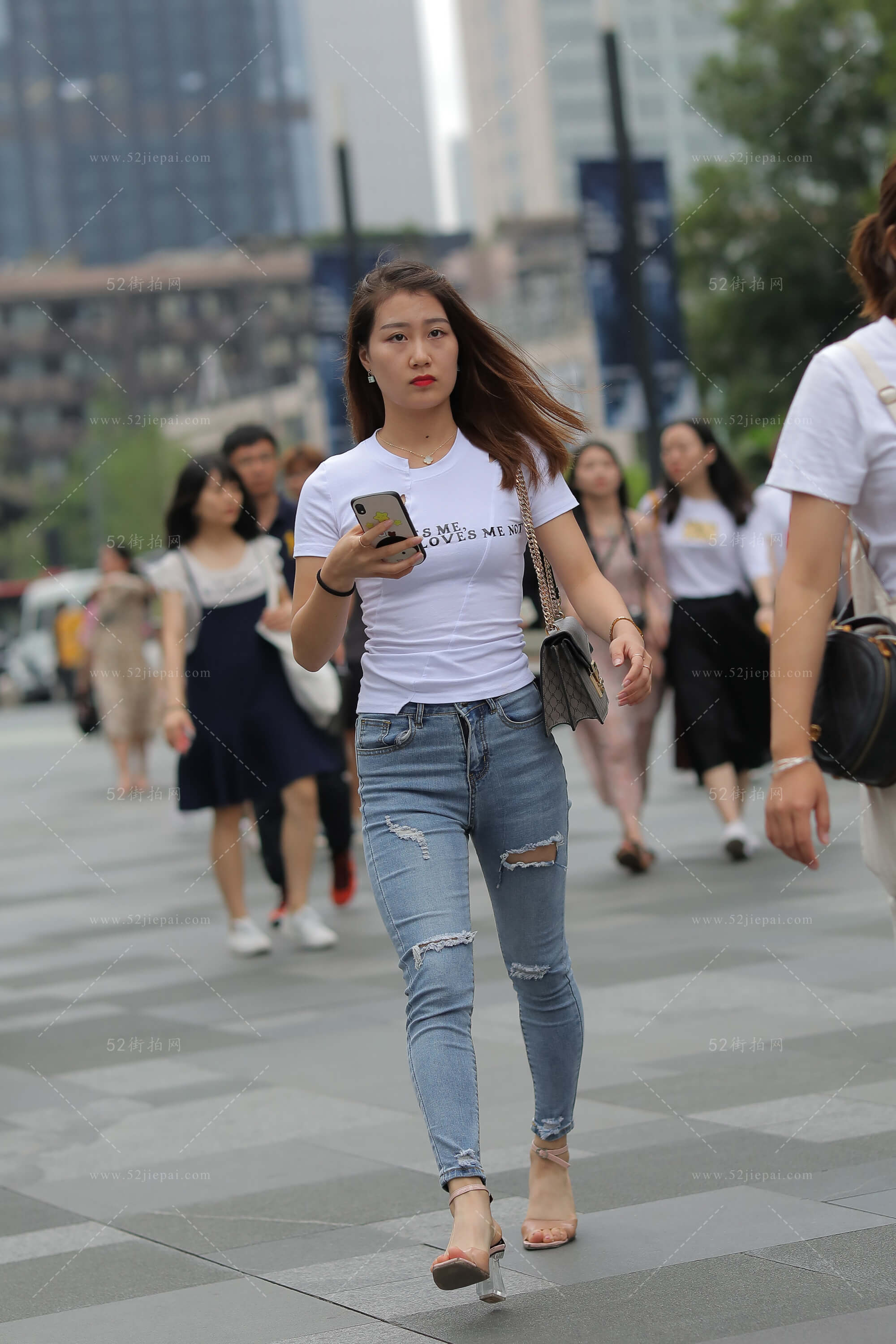 街拍美图合集，高清付费图集（129）-姐姐白又白