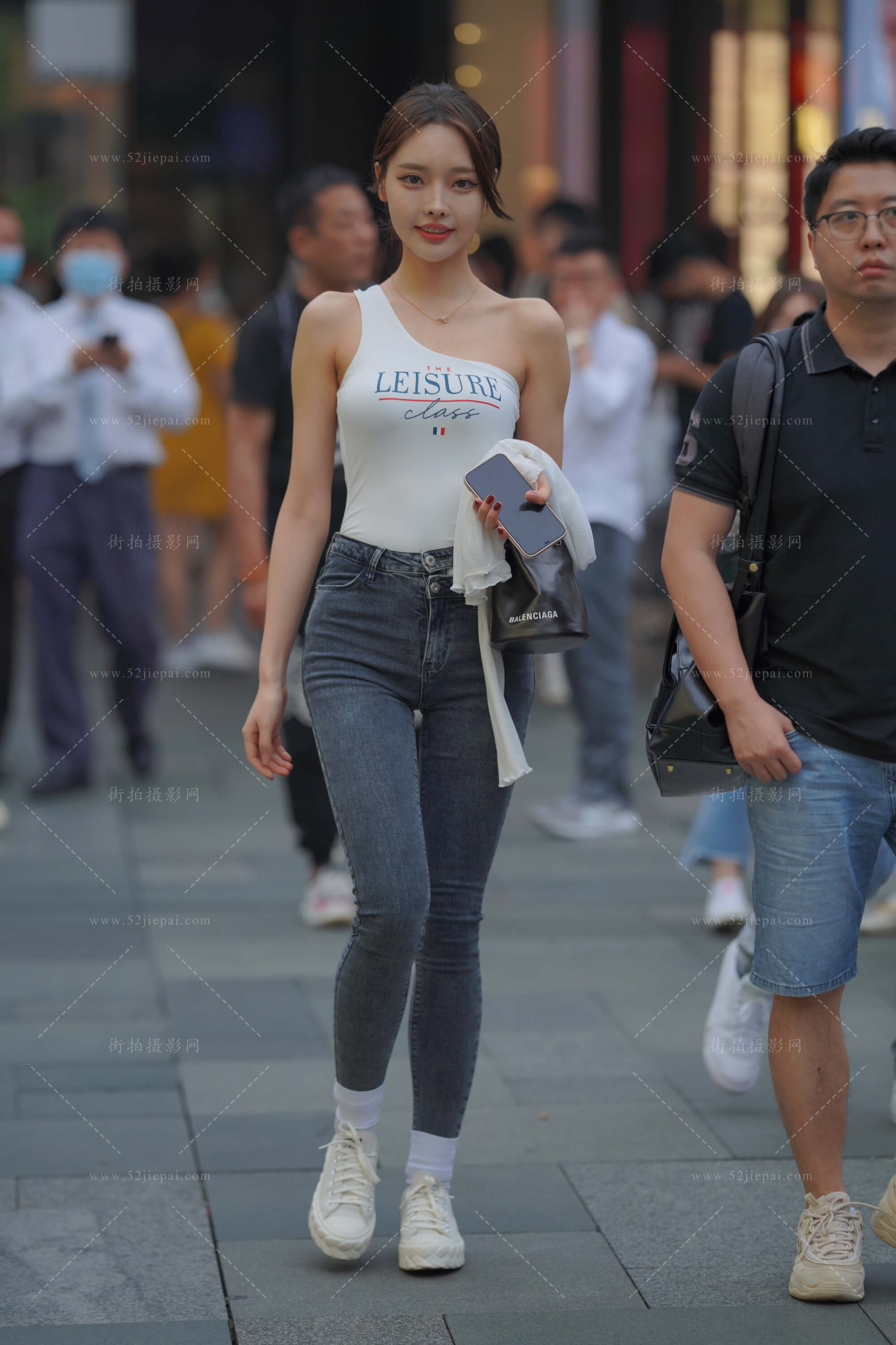 街拍美图合集，高清付费图集（131）-姐姐白又白