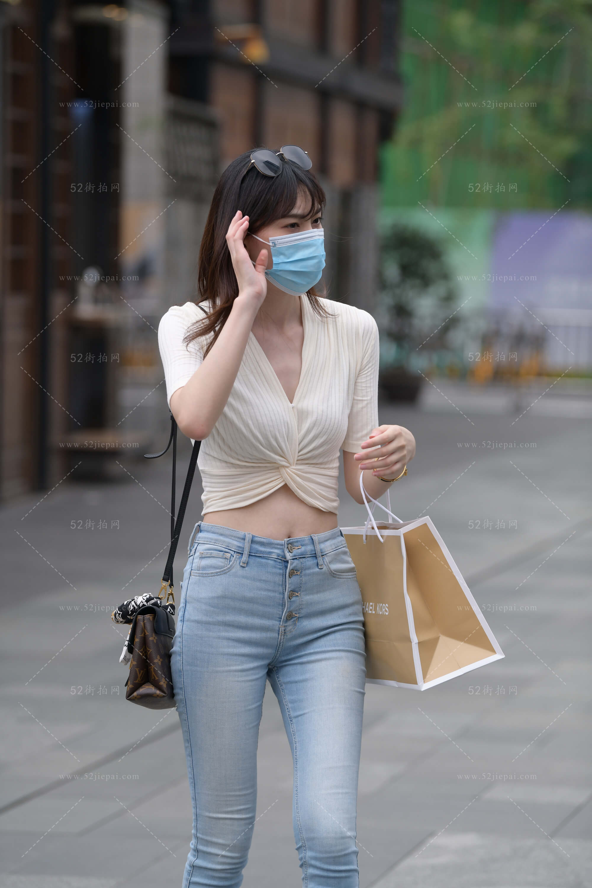 牛仔裤主题高清写真，8K质感（2）-姐姐白又白