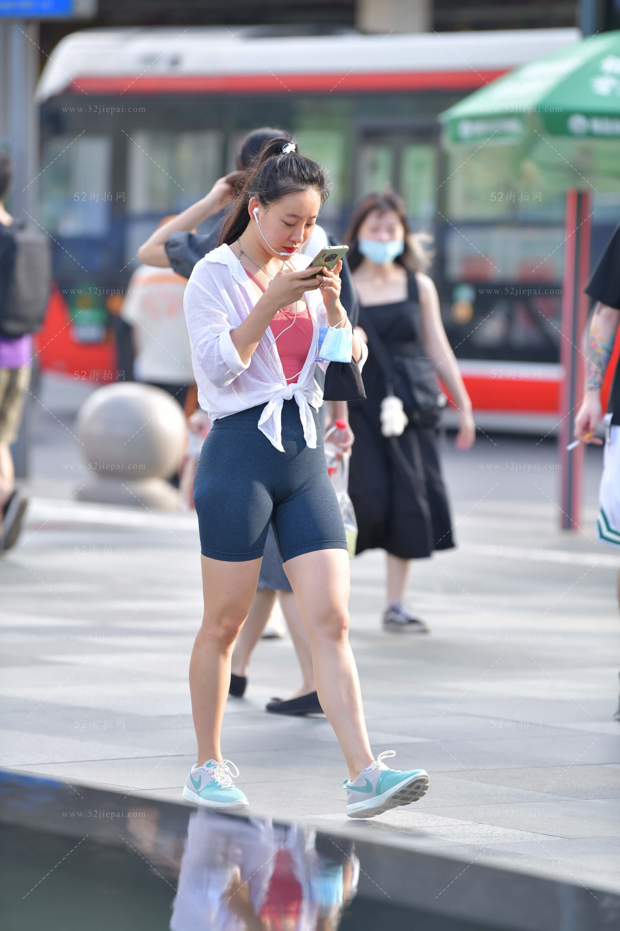 街拍美图合集，高清付费图集（139）-姐姐白又白
