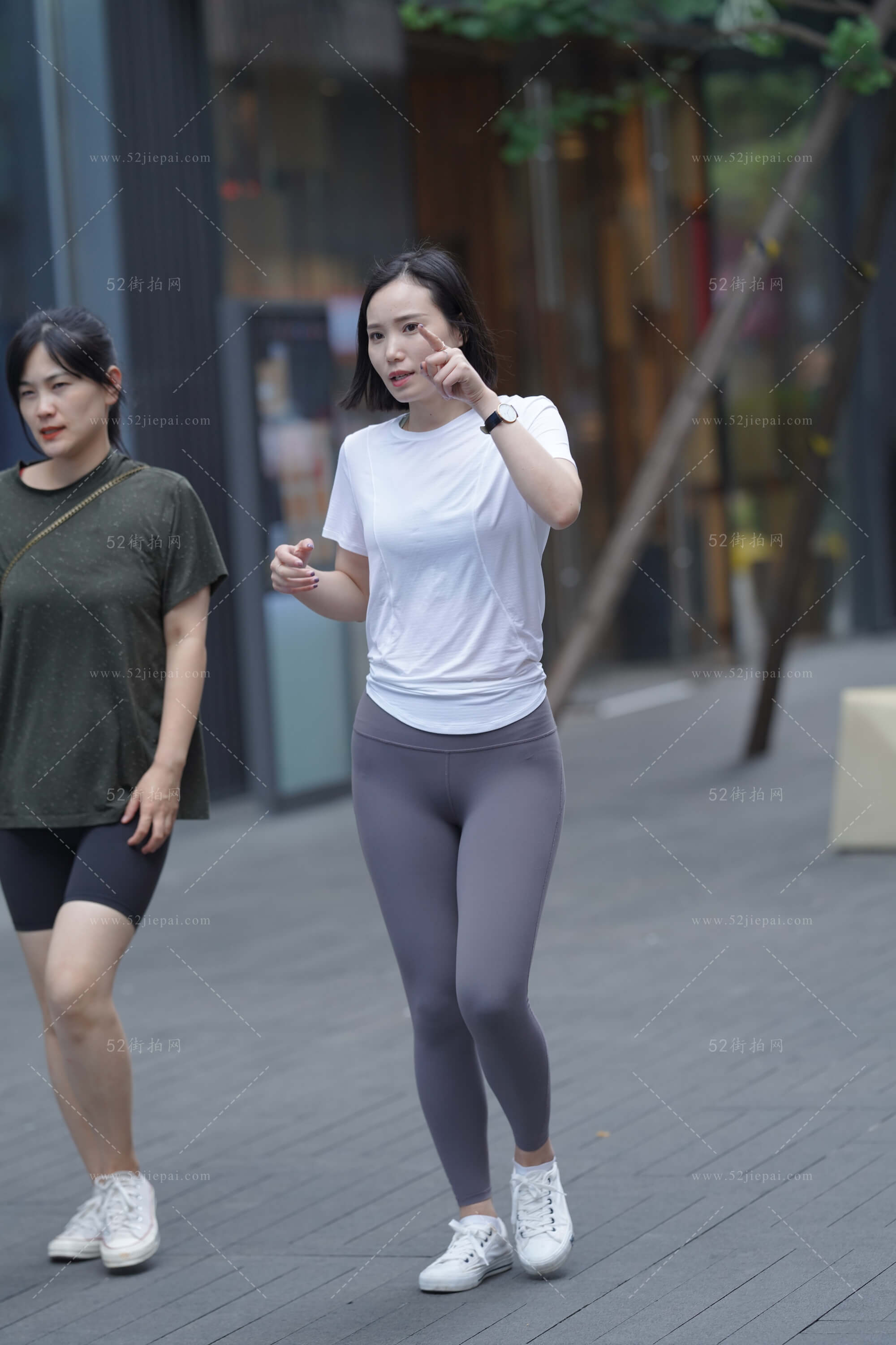 街拍美图合集，壁纸级画质（163）-姐姐白又白