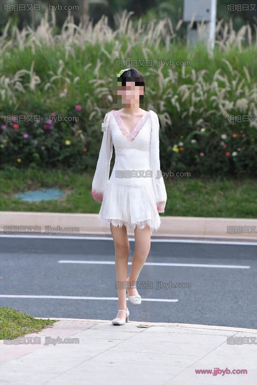 主题高清写真，8K质感｜街拍美女·苗条·高挑苗条的美眉-姐姐白又白