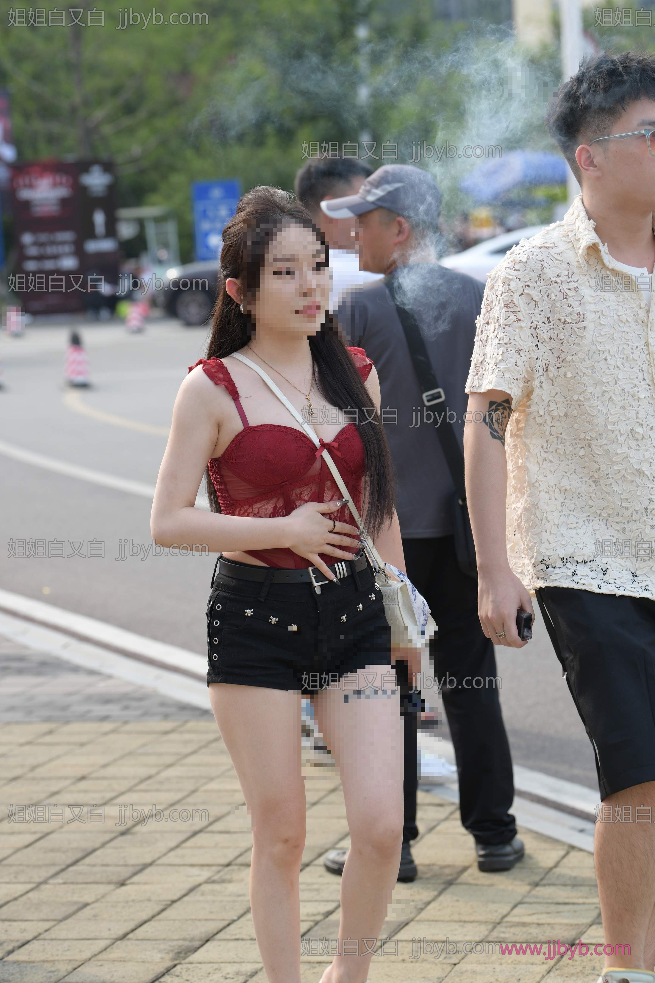 美图合集，摄影参考首选｜街拍美女·街拍·如果她是你的女盆友-姐姐白又白