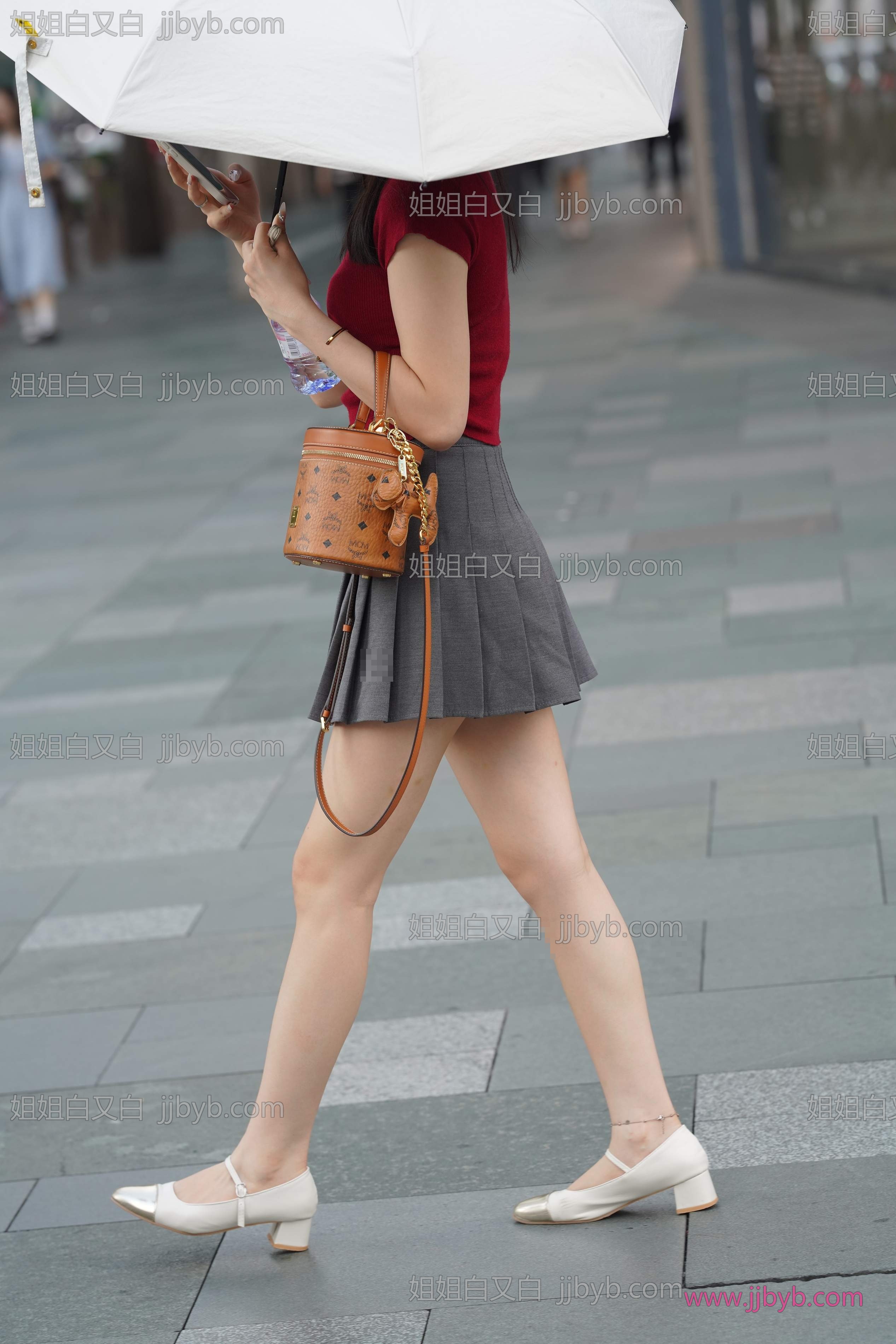 精选街拍写真，超清无水印｜街拍美女·短裙·搭讪街拍超短裙小清新-姐姐白又白