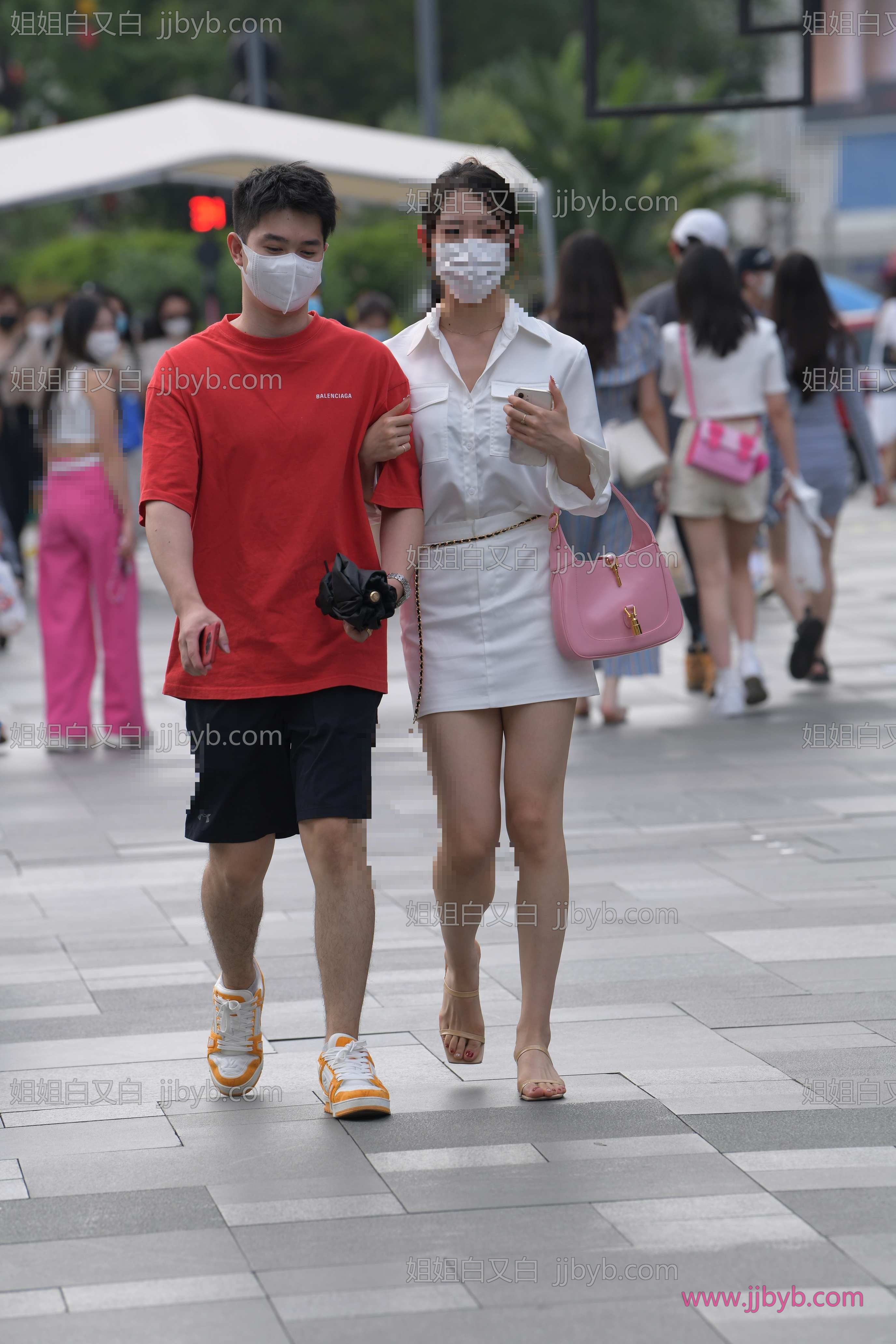 美腿美图合集，摄影参考首选｜美腿·大长·逛街美腿小姐姐-姐姐白又白