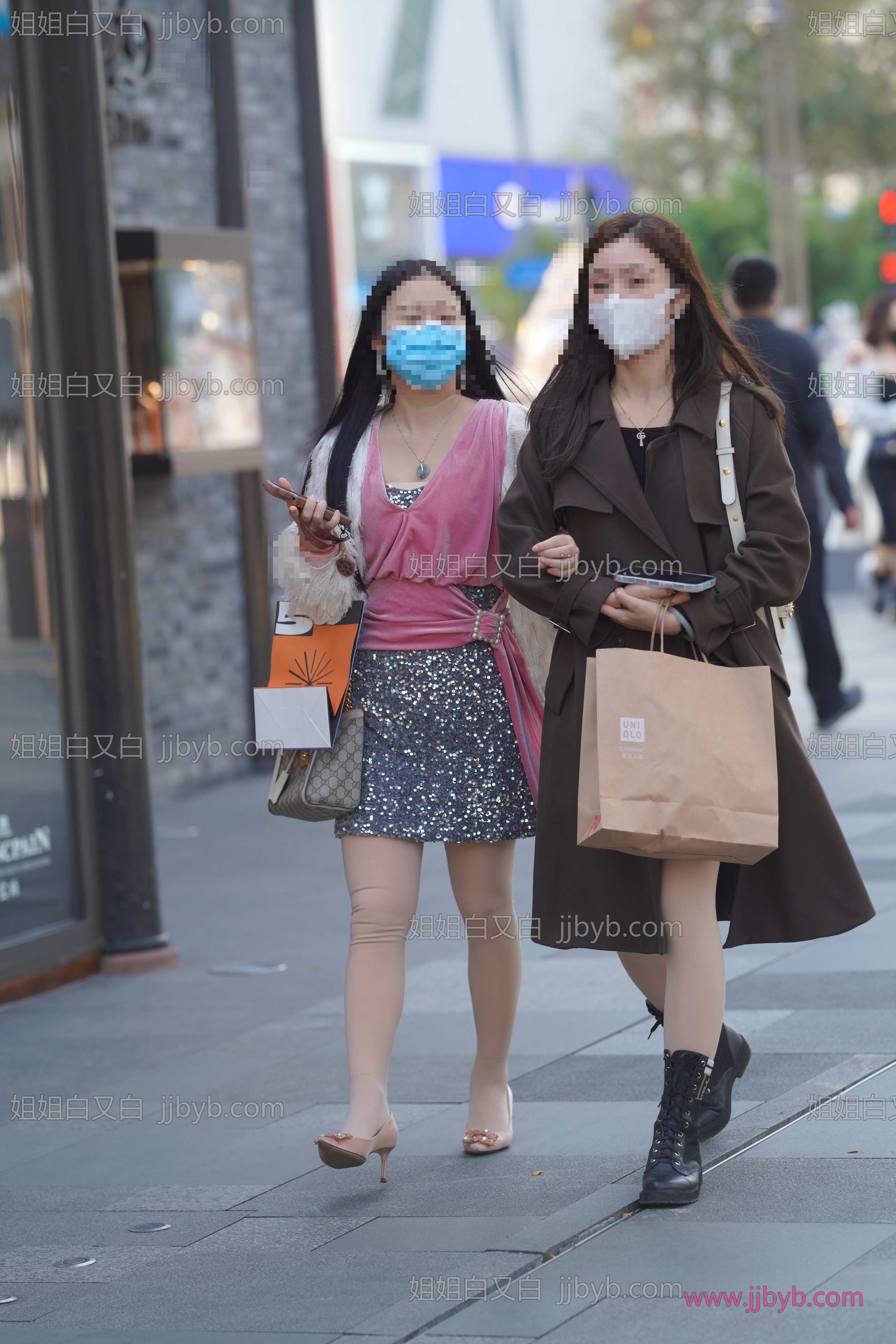 高清街拍写真集，画质细腻｜街拍美女·街拍·街拍轻熟朲槭少f-姐姐白又白