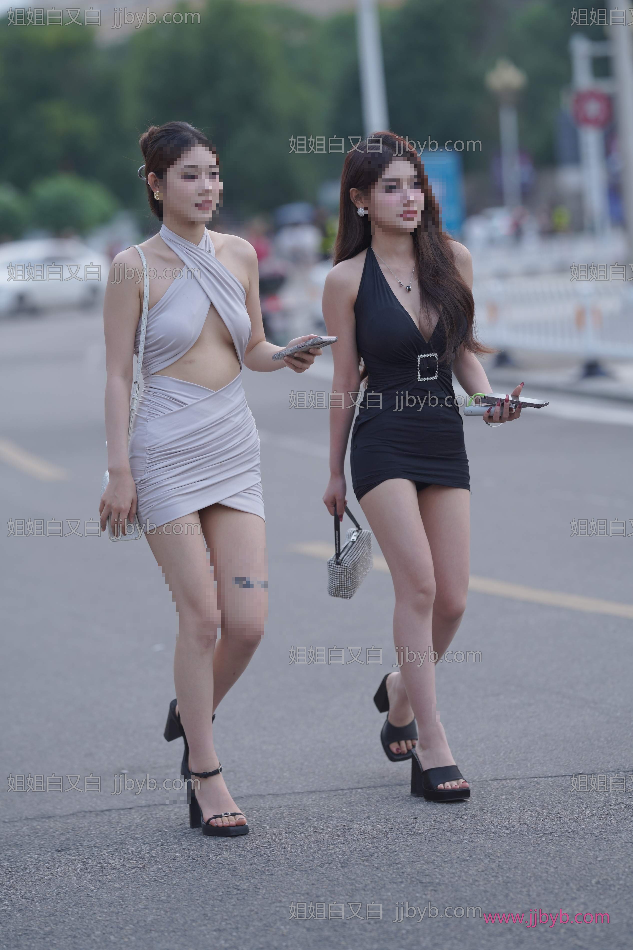 高清写真集，限时上架｜街拍美女·裙装·裙装美女-姐姐白又白