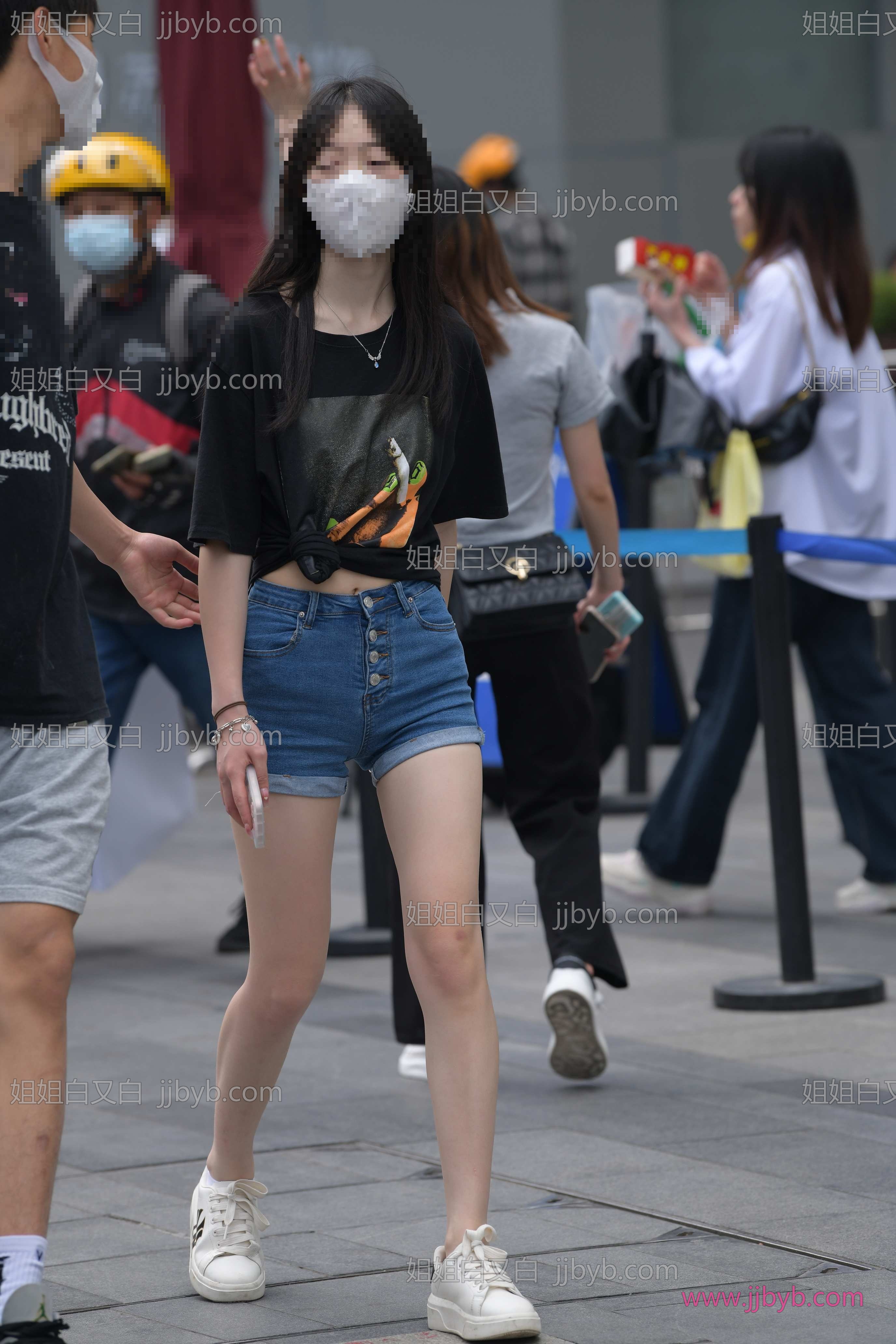 写真，高清原图打包收藏｜街拍美女·气质·小清新的娇小型美眉-姐姐白又白