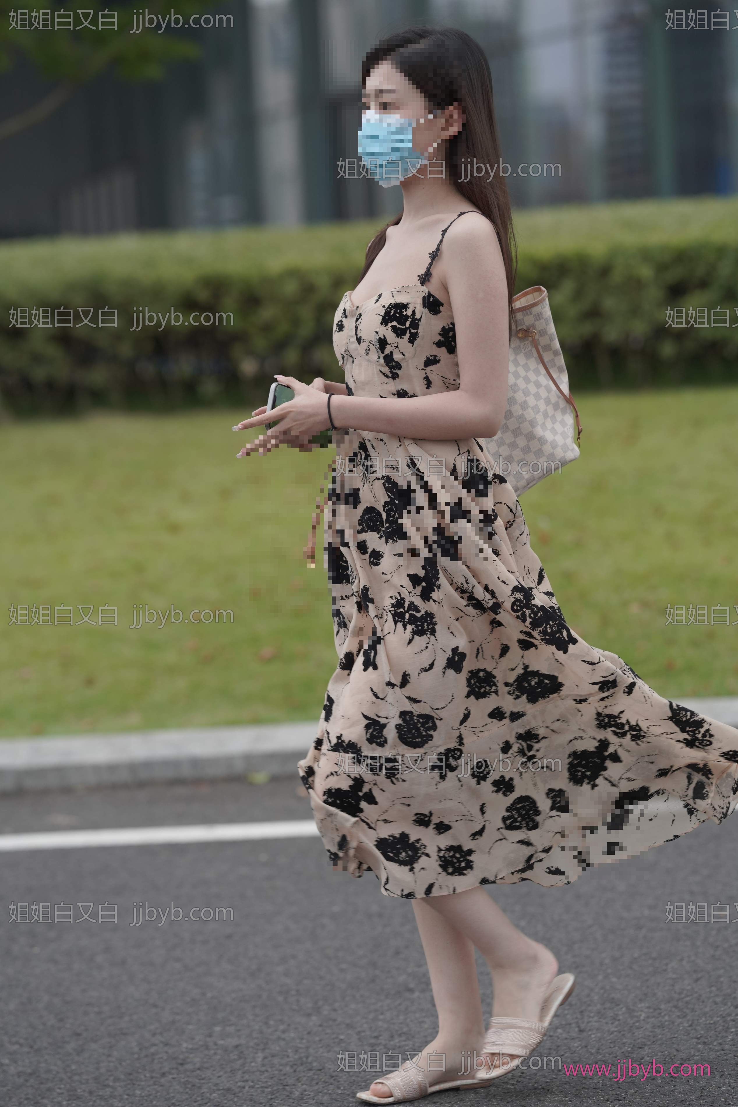 吊带主题高清写真，8K质感｜吊带·穿搭·吊带花裙小姐姐-姐姐白又白